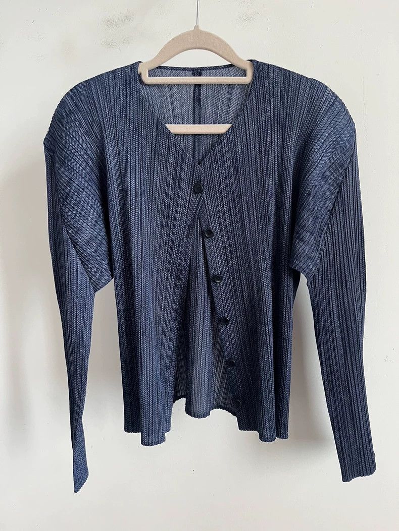Issey Miyake issey miyake size:3 Grey cardigan Size XXS / US 00 / IT 34 - 1 Thumbnail