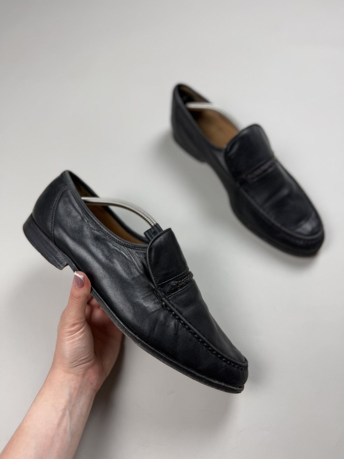 Grenson Grenson True Moccasin Men’s Leather Formal Shoes Size US 12 / EU 45 - 7 Thumbnail