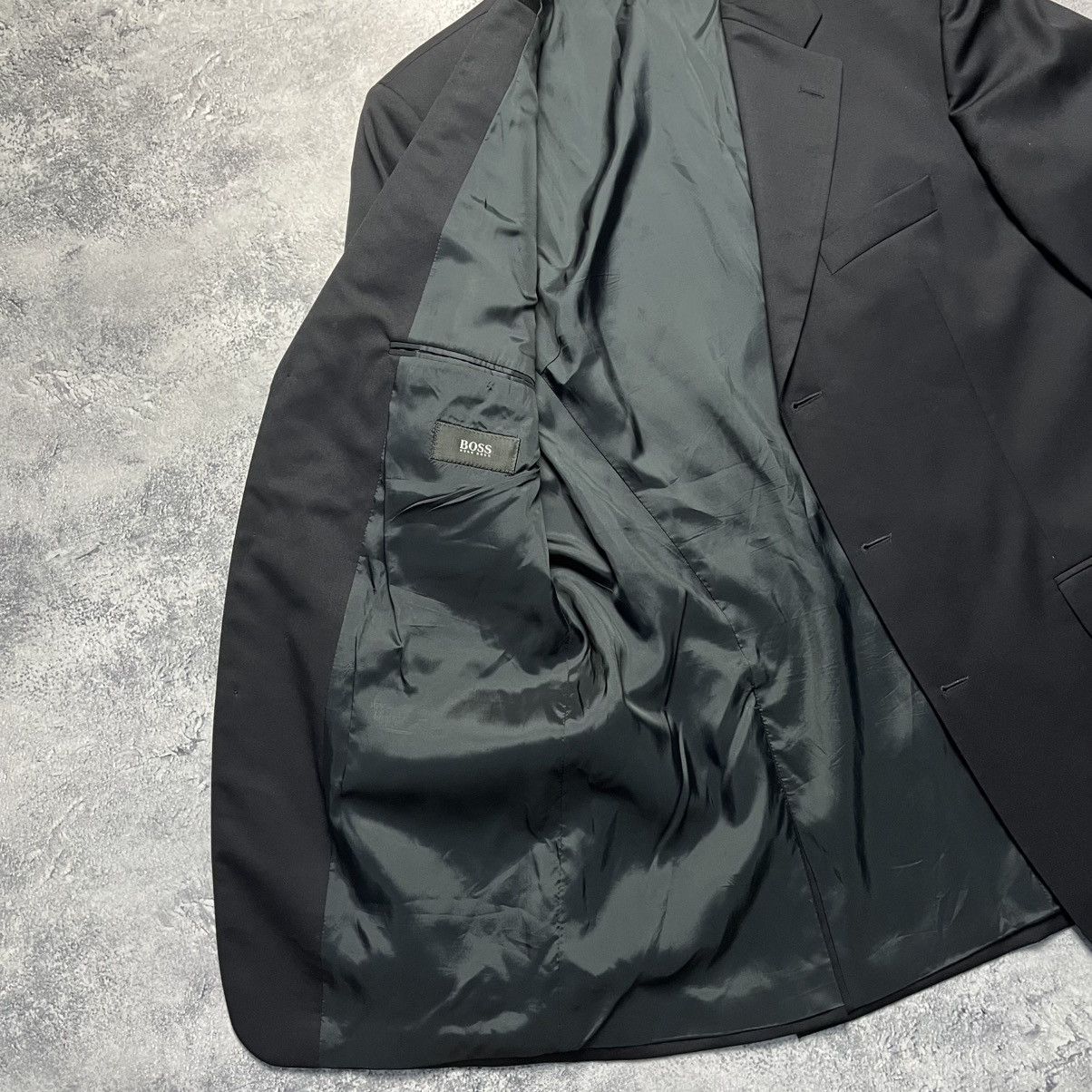 Hugo Boss Hugo Boss Da Vinci Lucca Black Wool Blazer Jacket Luxury Size 42L - 8 Thumbnail