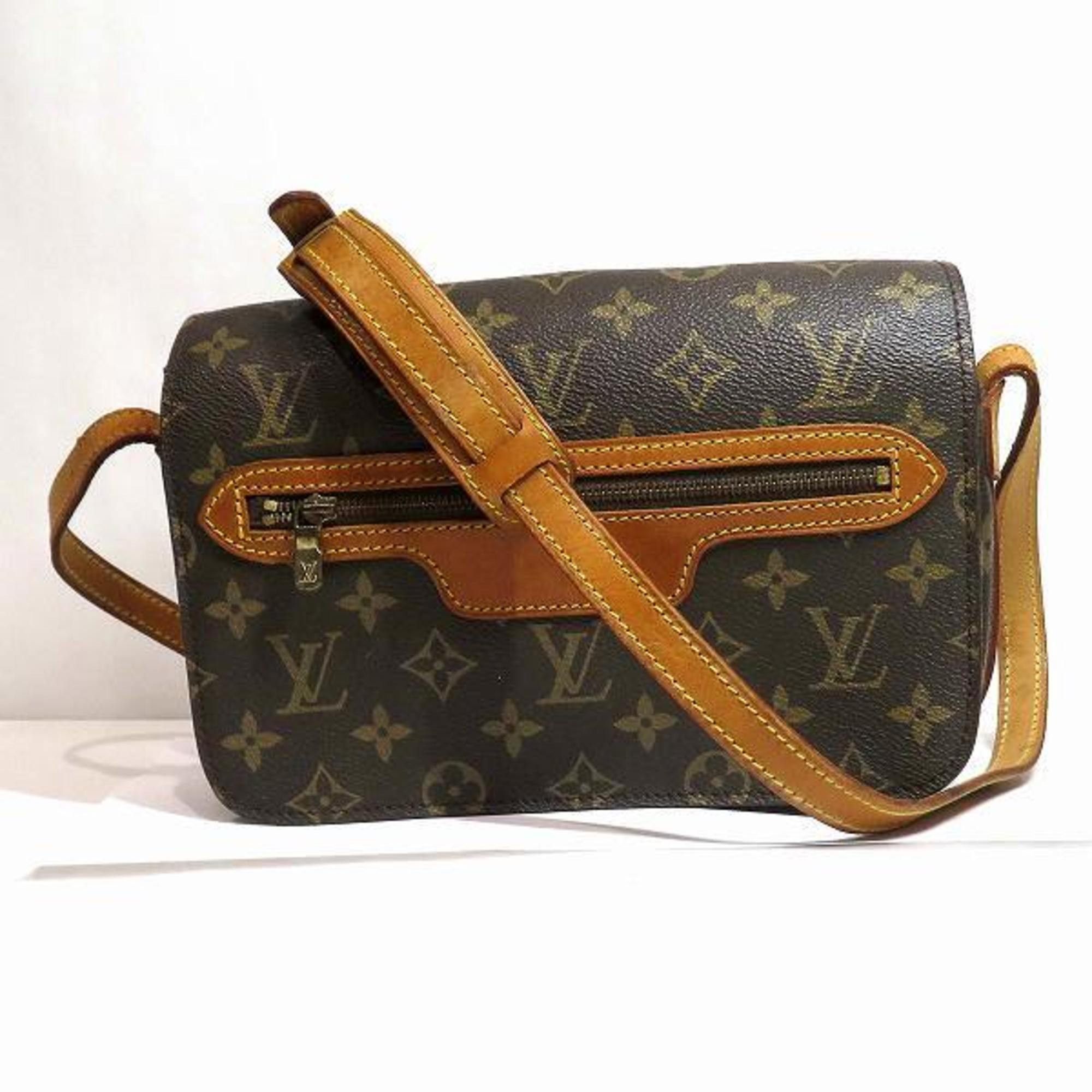 LOUIS VUITTON Shoulder Bag M45257 Aves Monogram canvas Brown mens Used