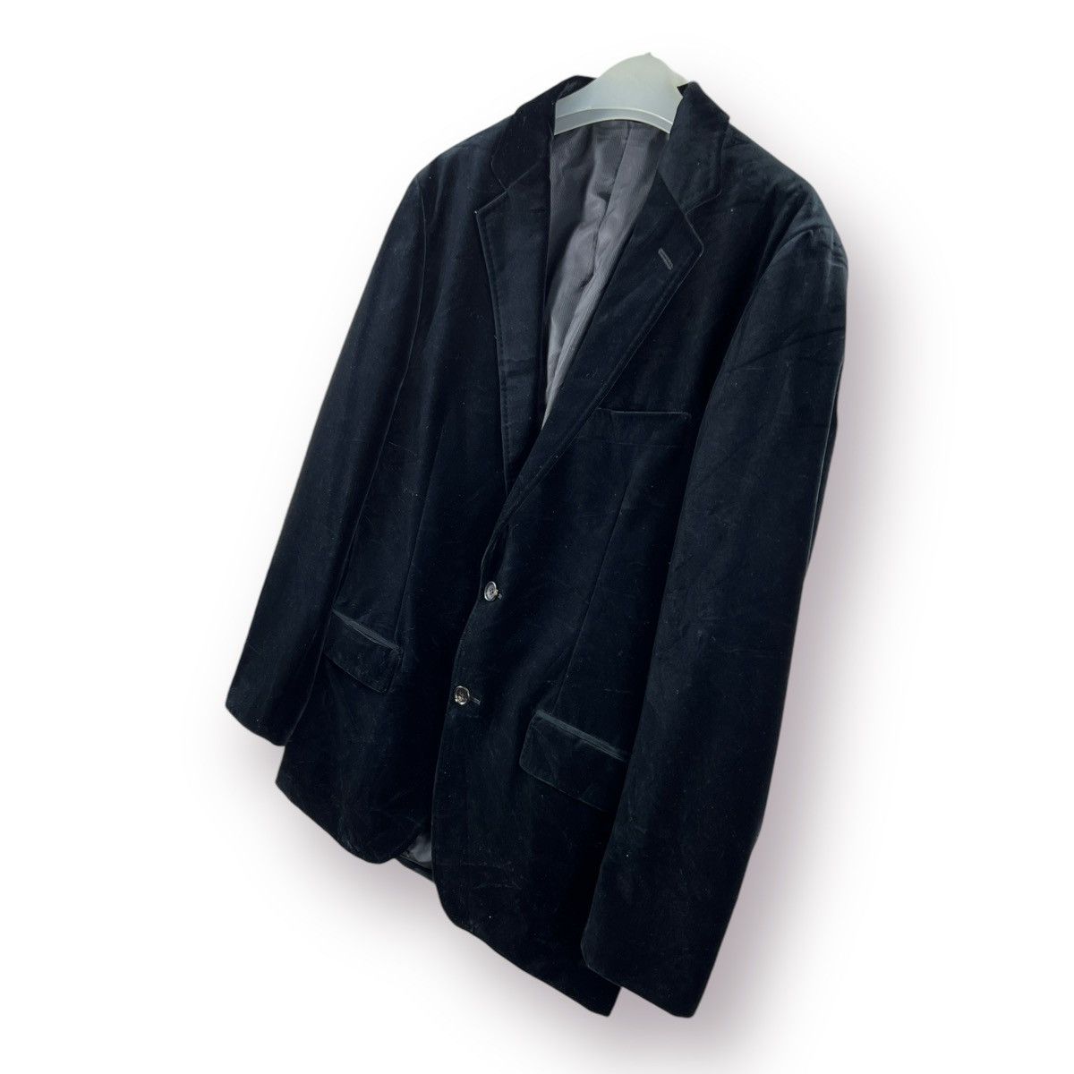 BEAUTY&YOUTH 🔥 United Arrows Japan Black Velvet Blazer Jacket Size US S / EU 44-46 / 1 - 2 Thumbnail