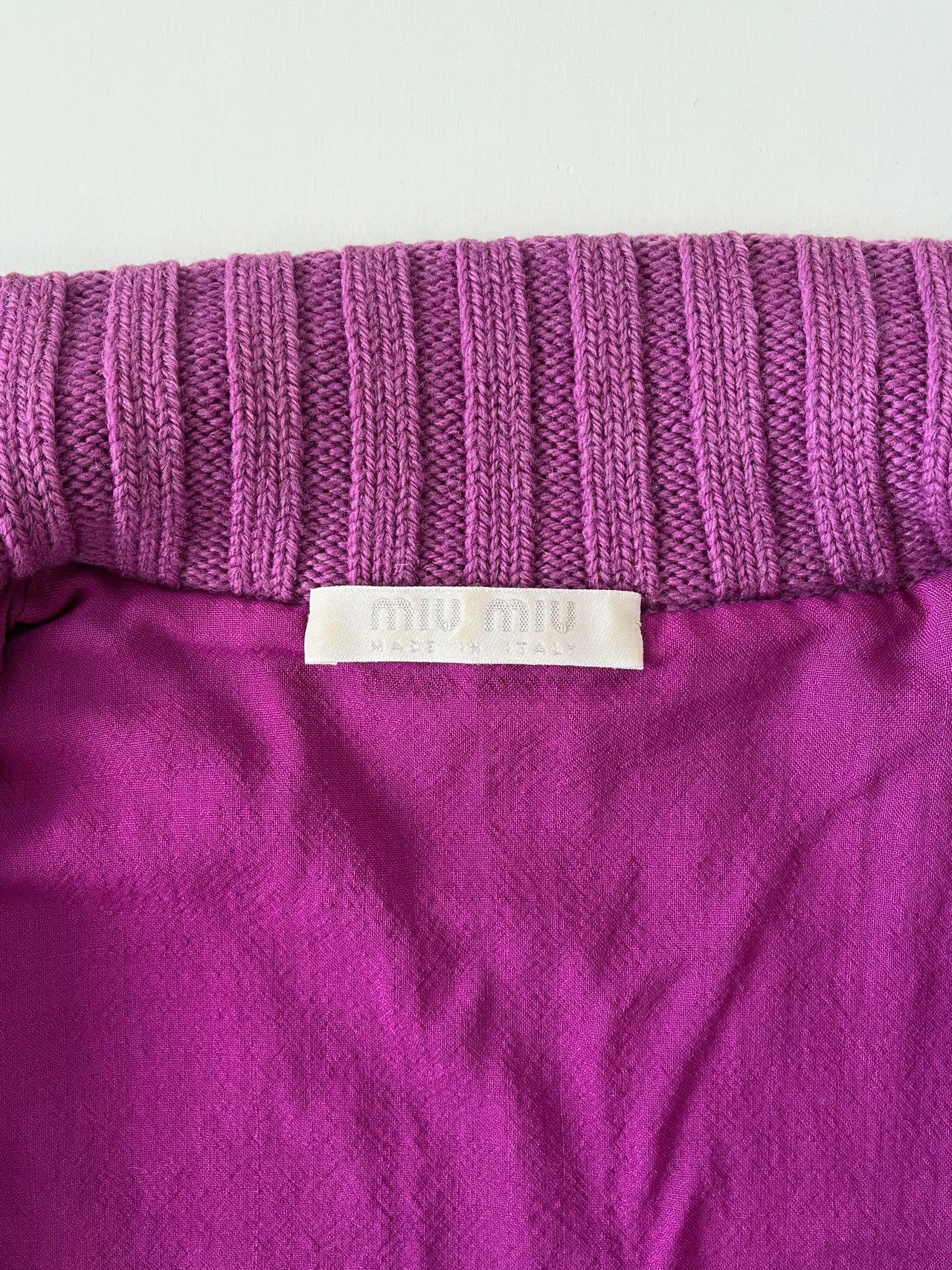 Miu Miu MIU MIU FW1997 Zip Up Knit Jacket Size M / US 6-8 / IT 42-44 - 7 Thumbnail