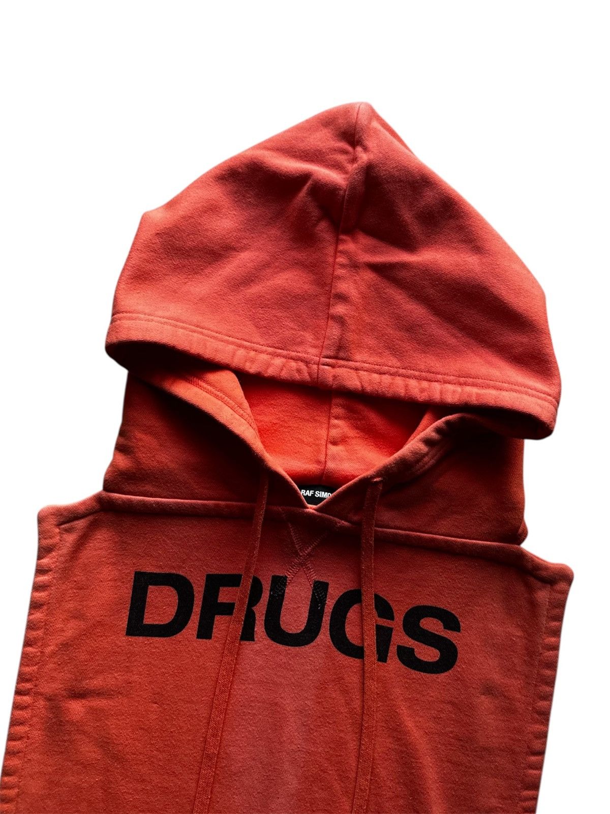 Raf Simons Raf Simons FW18 “Drug$” Backless Hoodie Size US M / EU 48-50 / 2 - 8 Thumbnail