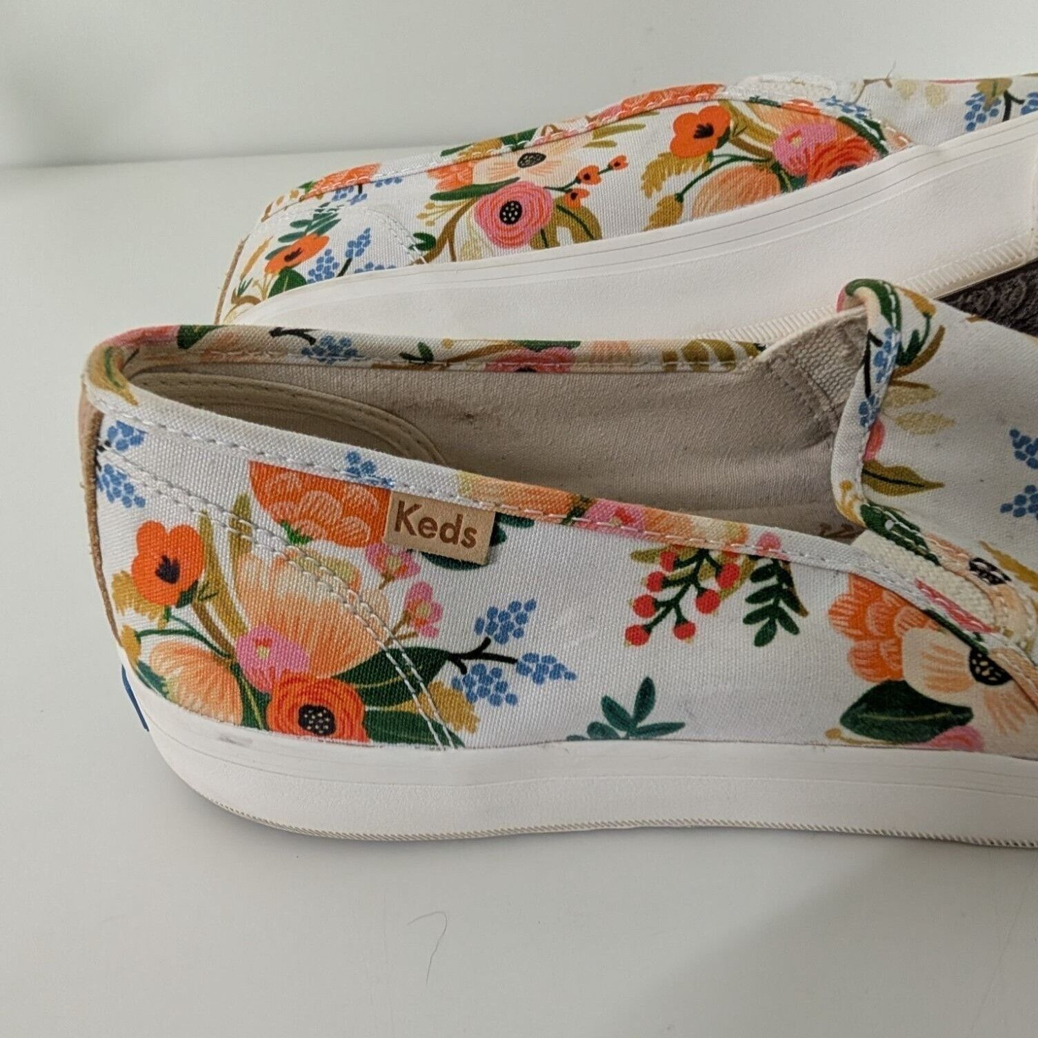 Keds Keds Rifle Paper Co Floral Sneakers Womens Size 11 White Size US 11 / IT 41 - 12 Thumbnail