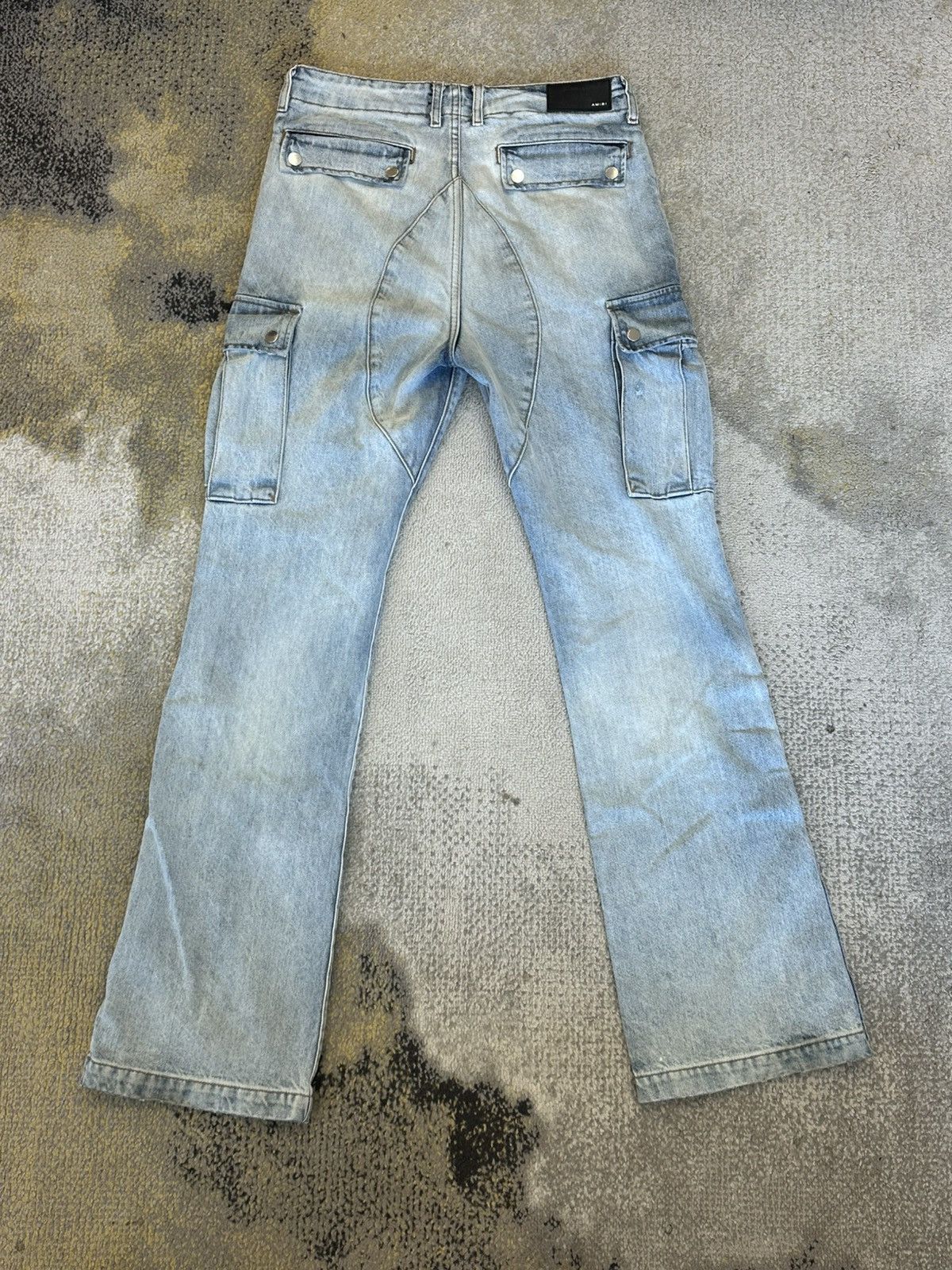 Amiri Amiri M65 Cargo Kick Flare Jeans Size - 31 Size US 31 - 5 Thumbnail