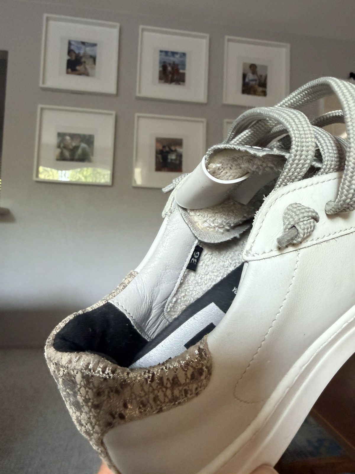 P448 P448 Thea silver snake platform gray white sneaker 36 Size US 6 / IT 36 - 16 Thumbnail