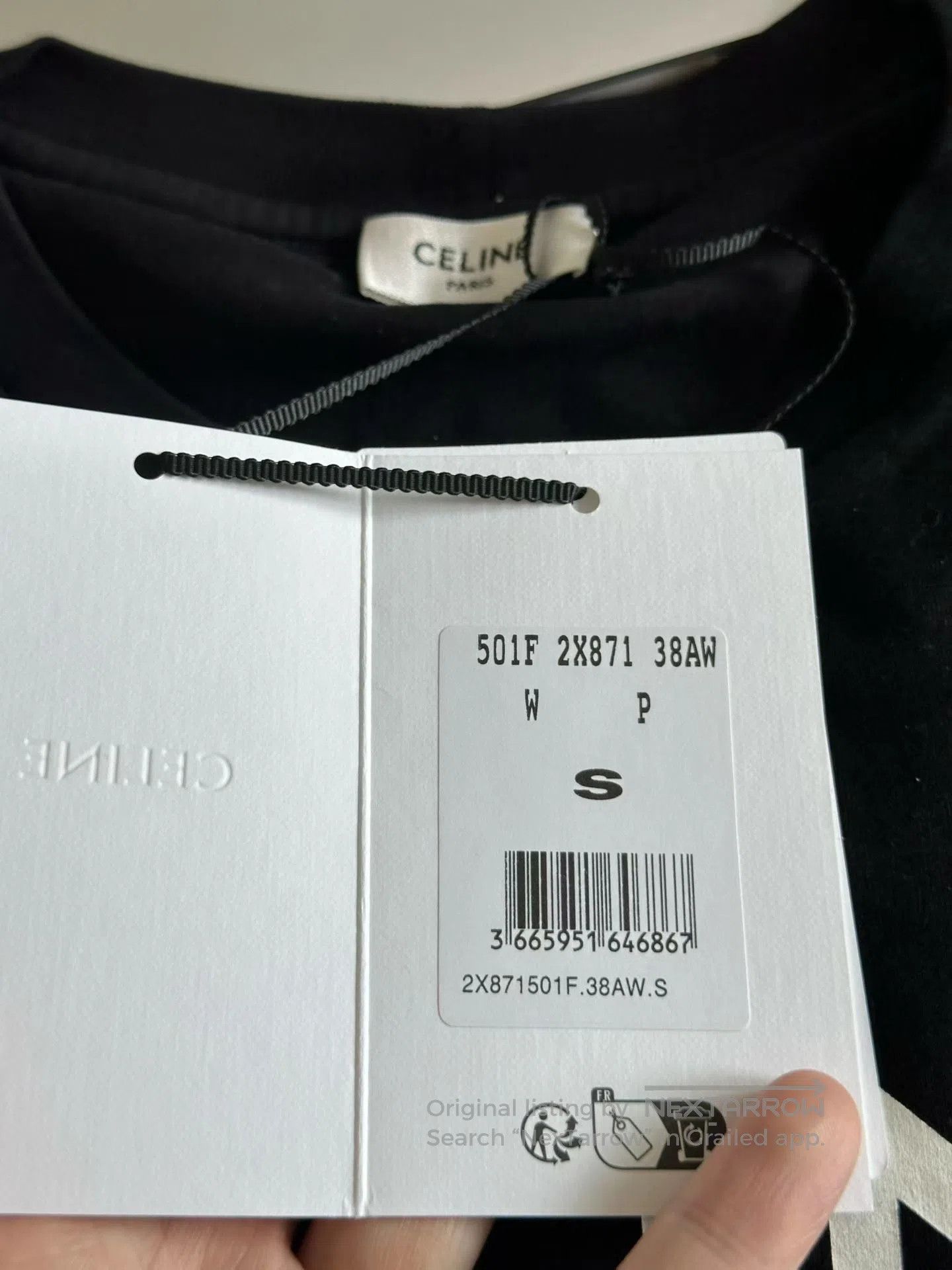 Celine CELINE Arc de Triomphe Short Sleeve Shirt| Size US XS / EU 42 / 0 - 3 Thumbnail