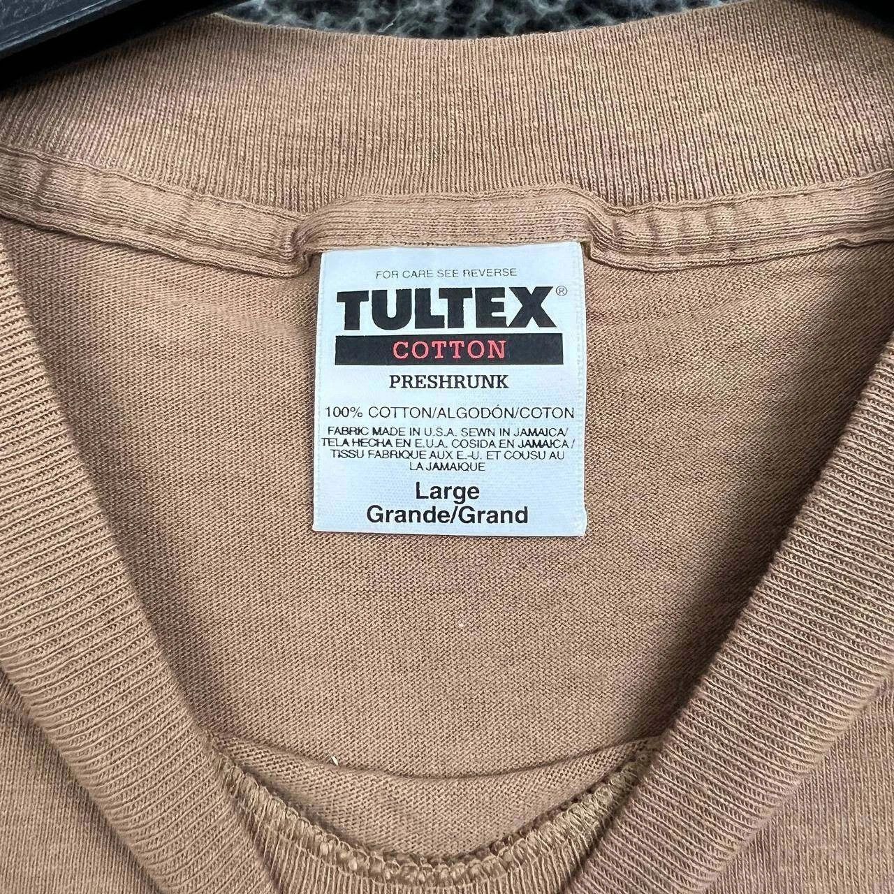 Tultex Vintage Flysurf Shirt Men Short Sleeve Crew Neck L Cotton Size US L / EU 52-54 / 3 - 3 Thumbnail
