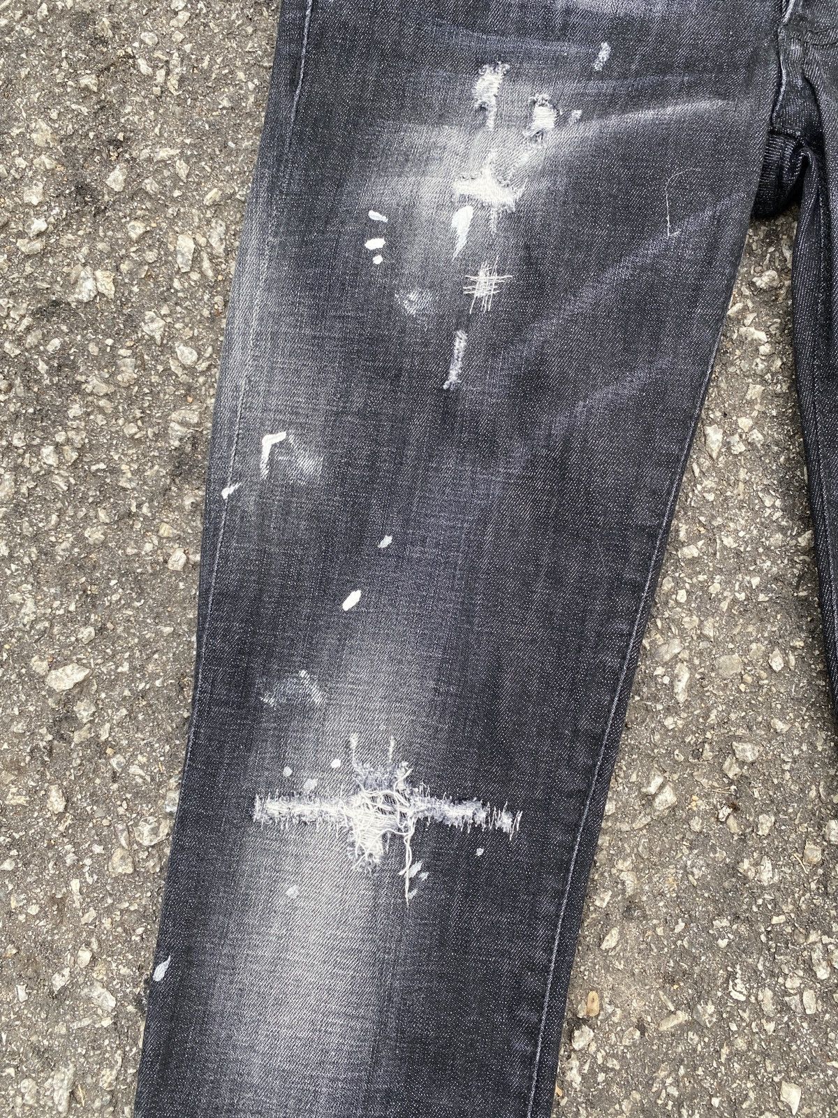 Dsquared2 Dsquared2 Splatter Distressed Design Skinny Jeans Size US 30 / EU 46 - 6 Thumbnail