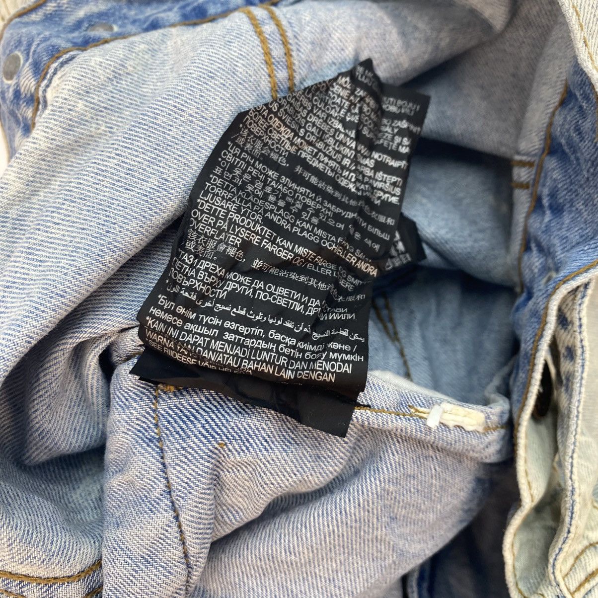 Zara 💥Zara Denim Man Distressed Jacket Size US M / EU 48-50 / 2 - 15 Thumbnail