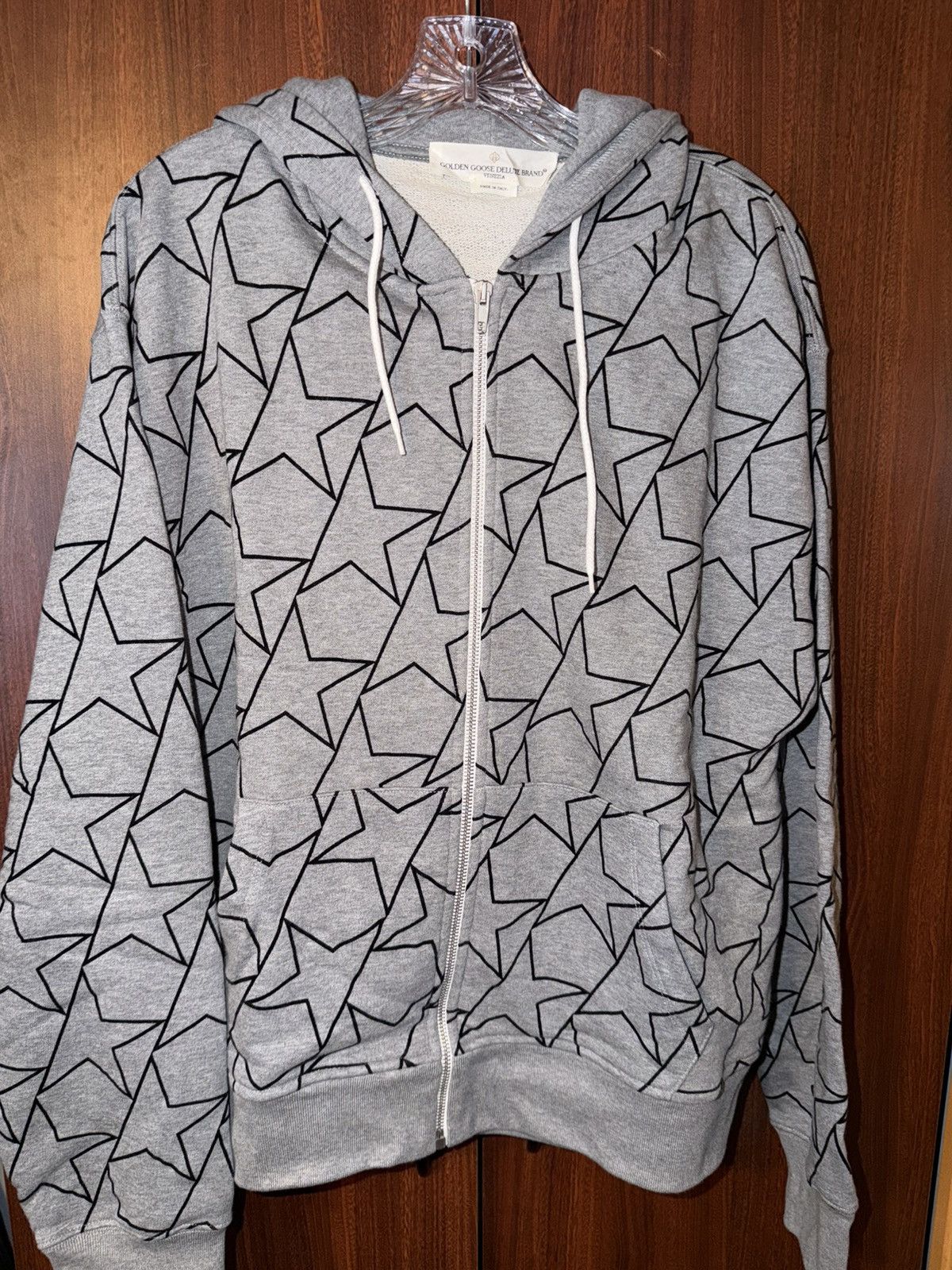 Golden Goose Golden Goose Grey Star Hooodie Size US M / EU 48-50 / 2 - 4 Thumbnail