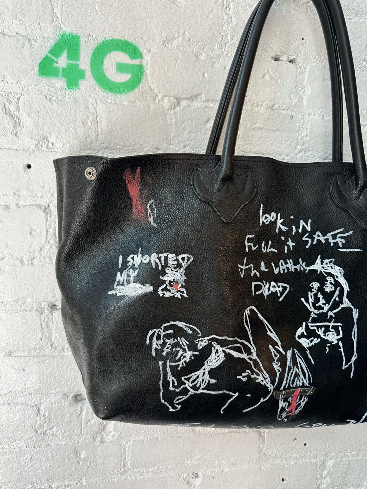 Chrome Hearts GRAFFITI CHROME HEARTS PERVERTED BAG CROSS PATCH Size ONE SIZE - 5 Thumbnail