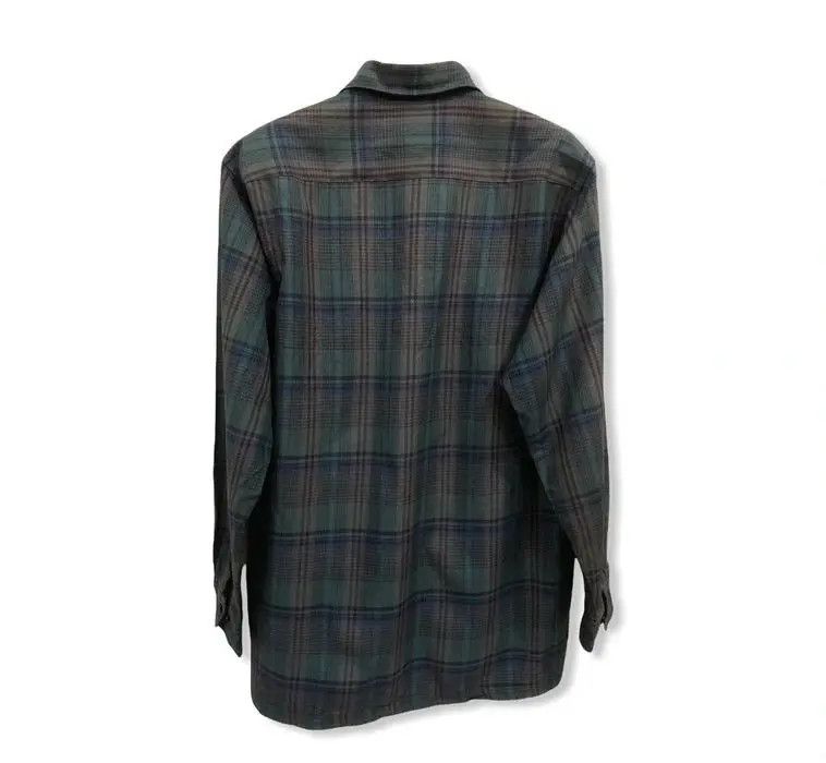 Vintage Vintage Plaid Tartan Flannel Shirt 👕 Size US M / EU 48-50 / 2 - 3 Thumbnail