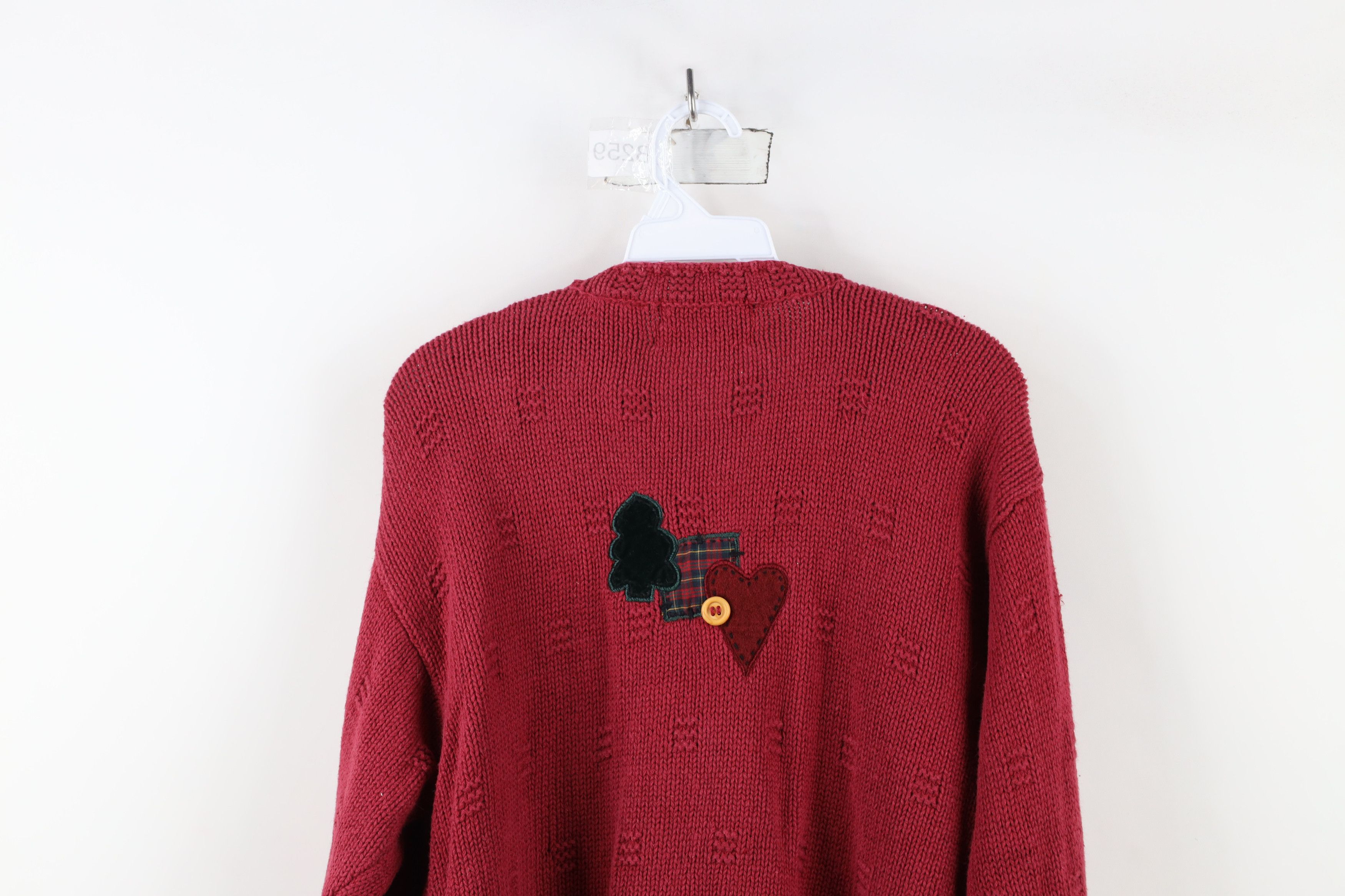 Vintage Vintage 90s Streetwear Christmas Snowman Cardigan Sweater Size L / US 10 / IT 46 - 12 Thumbnail