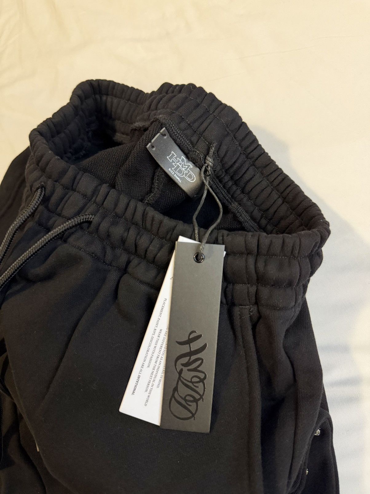 HMDD HMDD BLACK CRYSTAL SWEATPANTS Size US 30 / EU 46 - 3 Thumbnail