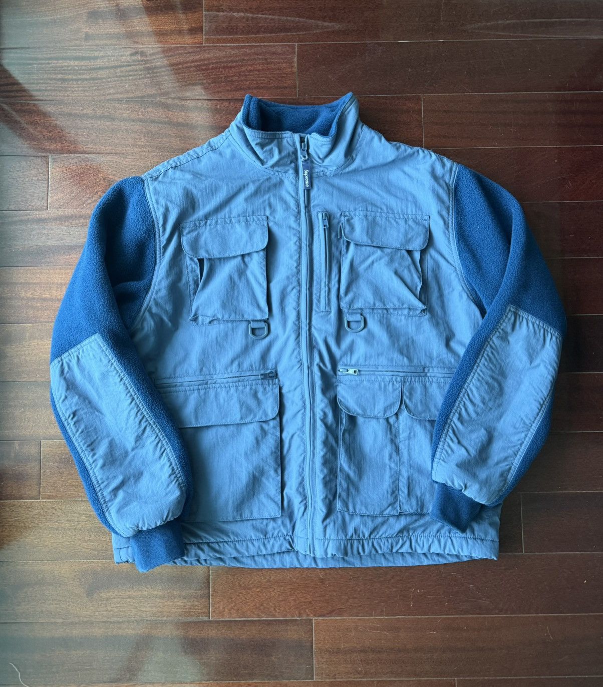Supreme UPLAND FLEECE JACKET LIGHT BLUE Size US M / EU 48-50 / 2 - 1 Thumbnail