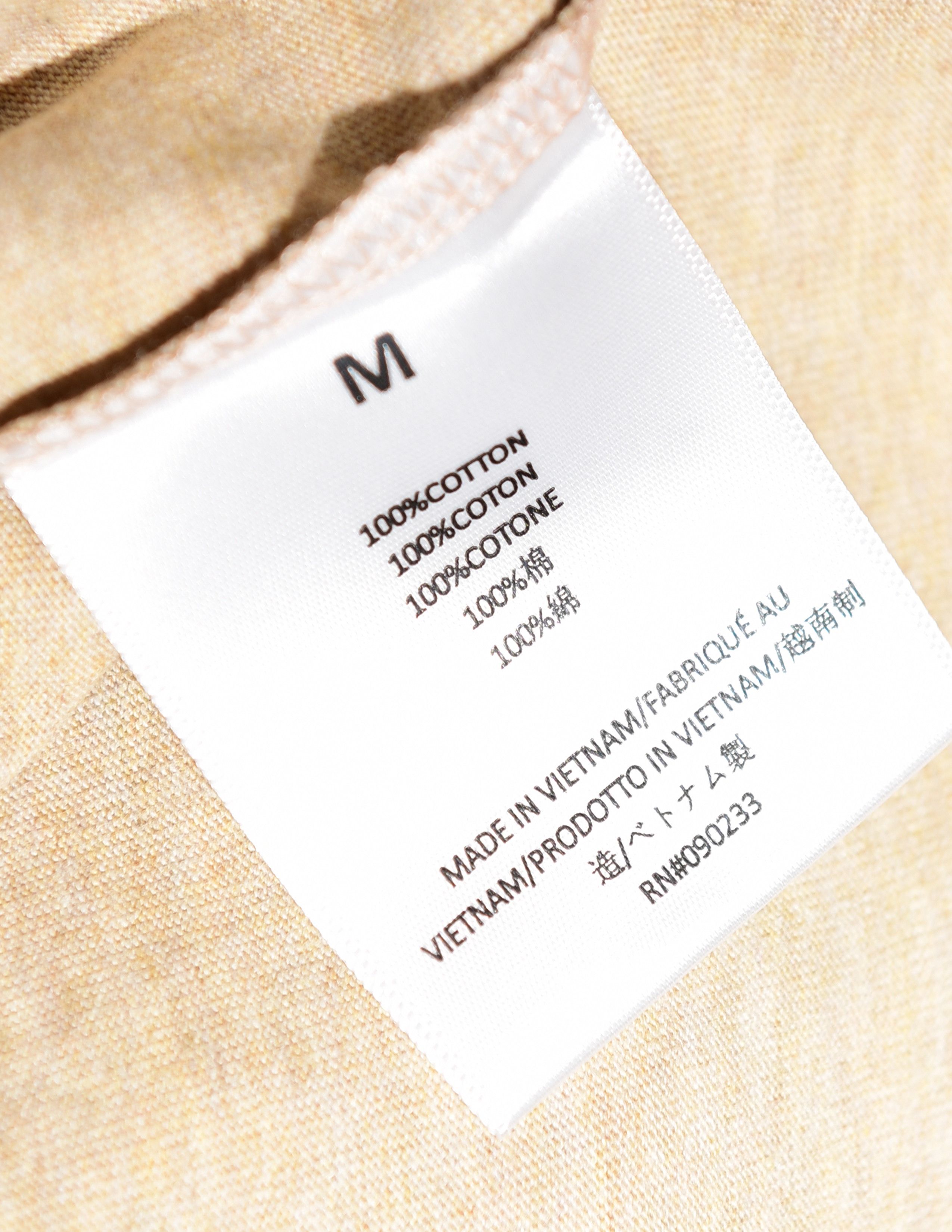 Essentials Fear of God Essentials V Neck 'Gold Heather' Tee Size US M / EU 48-50 / 2 - 4 Thumbnail