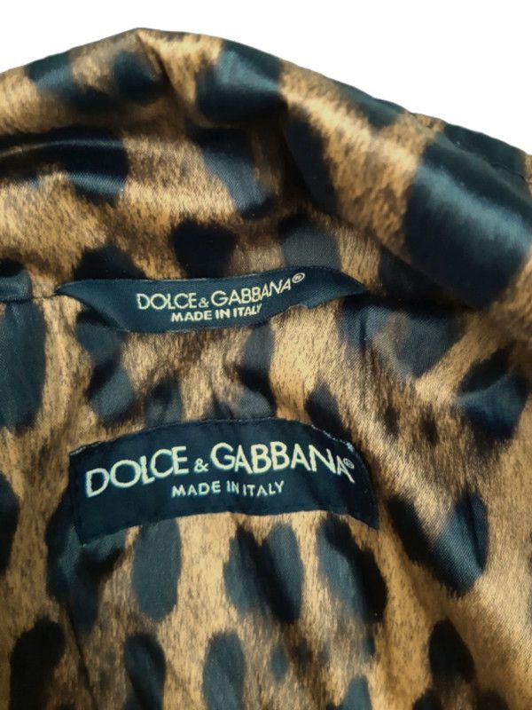 Dolce & Gabbana Dolce Gabbana Leopard Print Padded Bomber Jacket, Mid-2000s Size US S / EU 44-46 / 1 - 4 Thumbnail