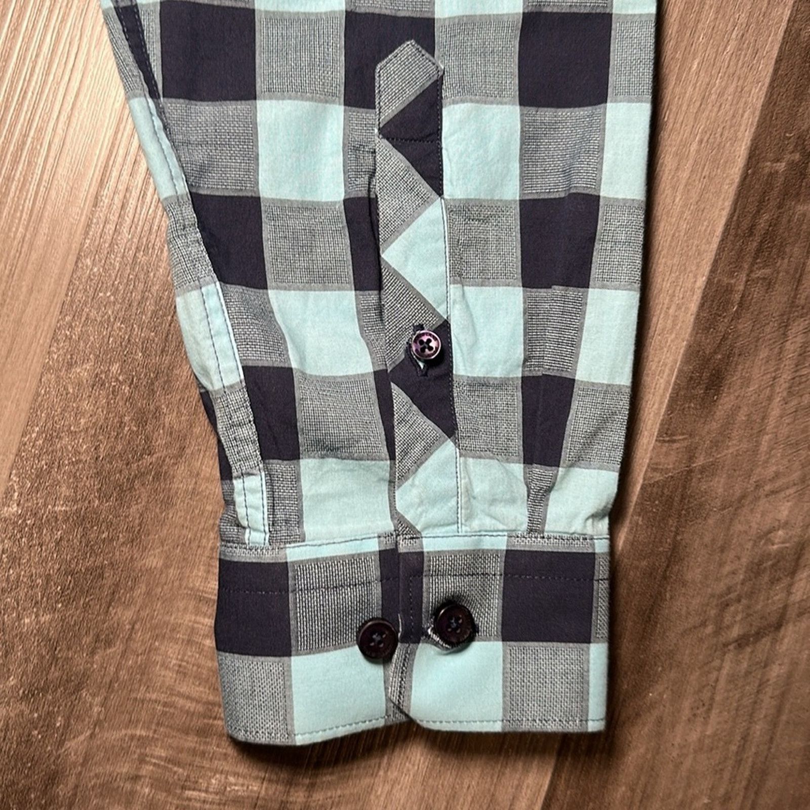 Jared Lang Jared Lang After Hours Slim Fit Checkered Long Sleeve - L Size US L / EU 52-54 / 3 - 4 Thumbnail