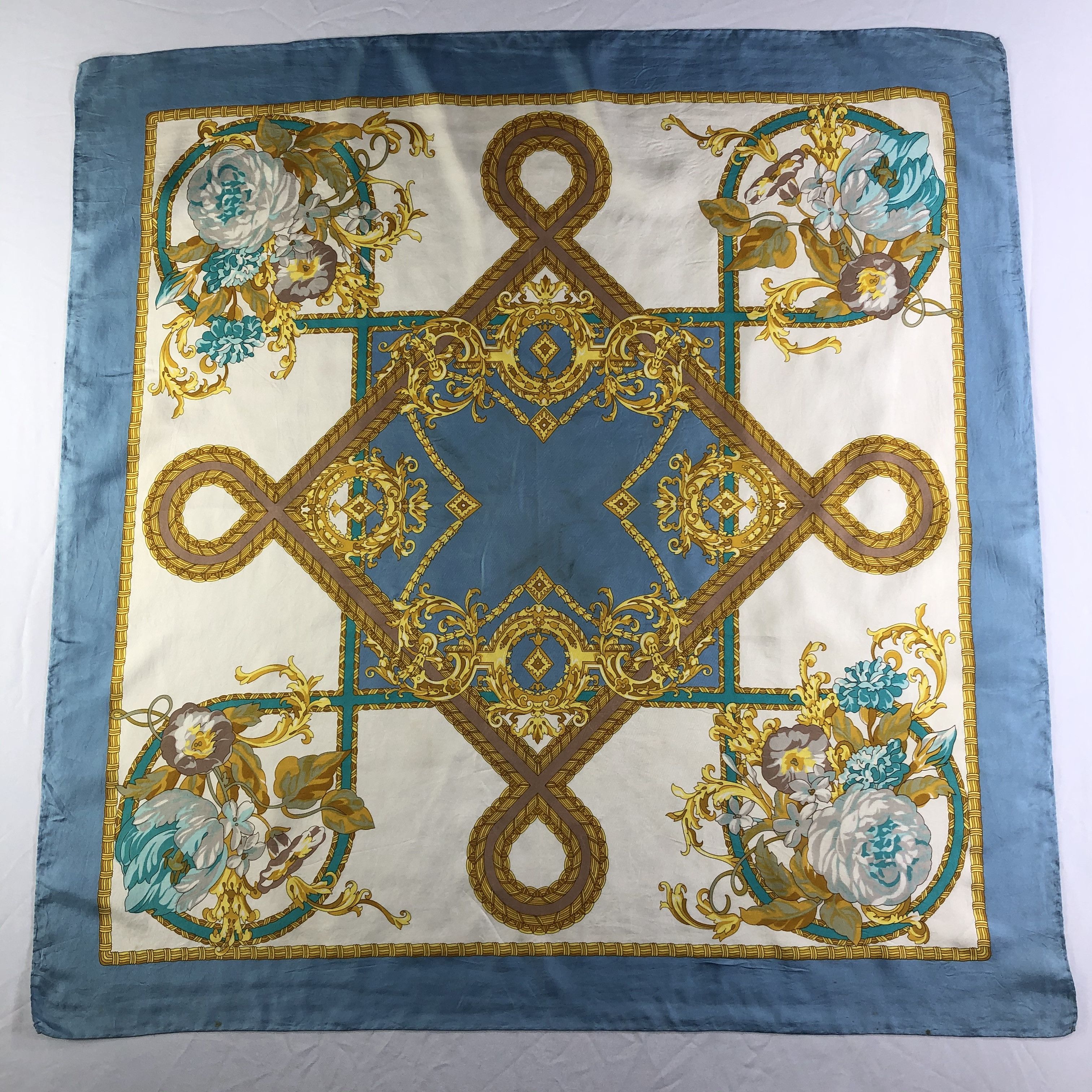 Vintage Vintage Silk Scarf Size ONE SIZE - 2 Thumbnail