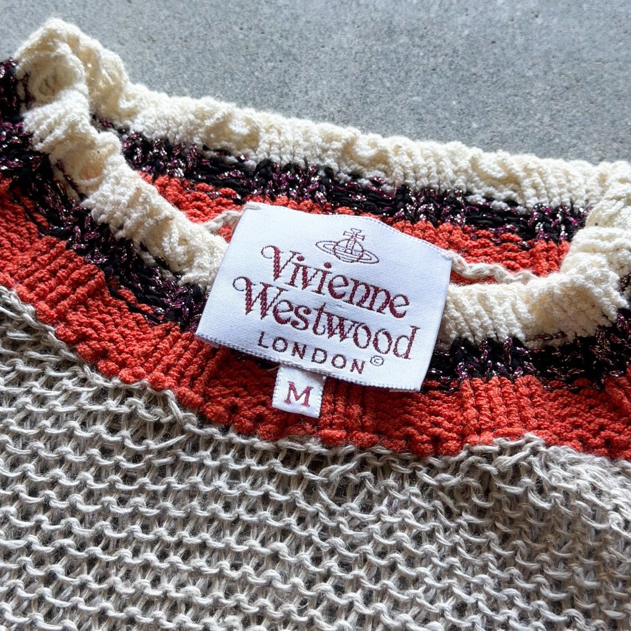 Vivienne Westwood Vivienne Westwood Destroyed Skull Loose Knit Sweater Size US M / EU 48-50 / 2 - 7 Thumbnail