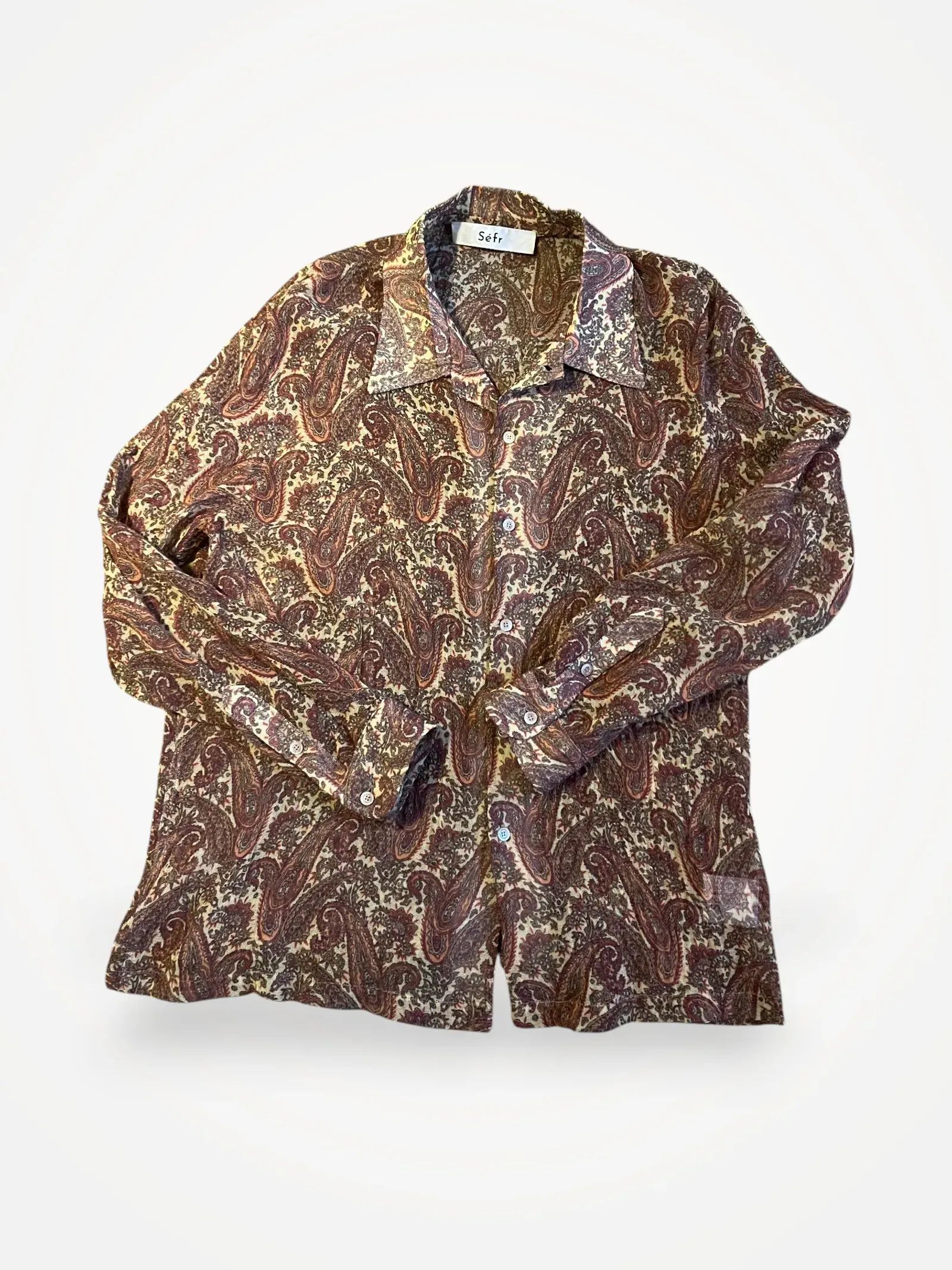 Sefr Séfr Jagou Shirt Paisley Shirt Size US M / EU 48-50 / 2 - 1 Thumbnail