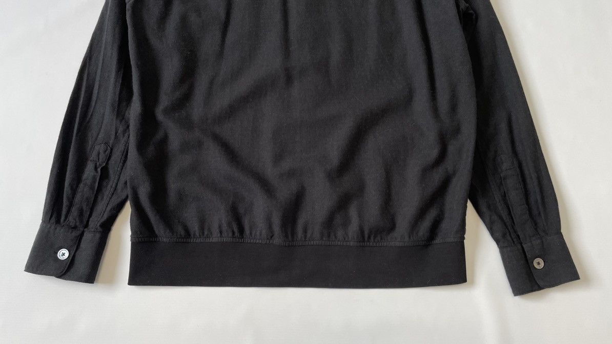 A/W 14 ‘Tobacco Fleck’ Black Wool Shirt