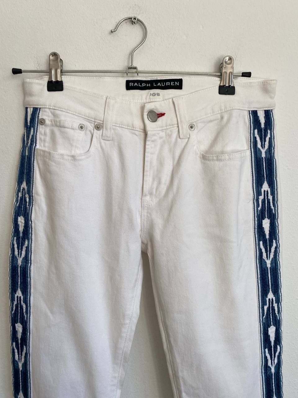 Ralph Lauren Ralph Lauren Jeans W28 90s Ikat Side Stripes BlackLabel Size 28" / US 6 / IT 42 - 2 Thumbnail