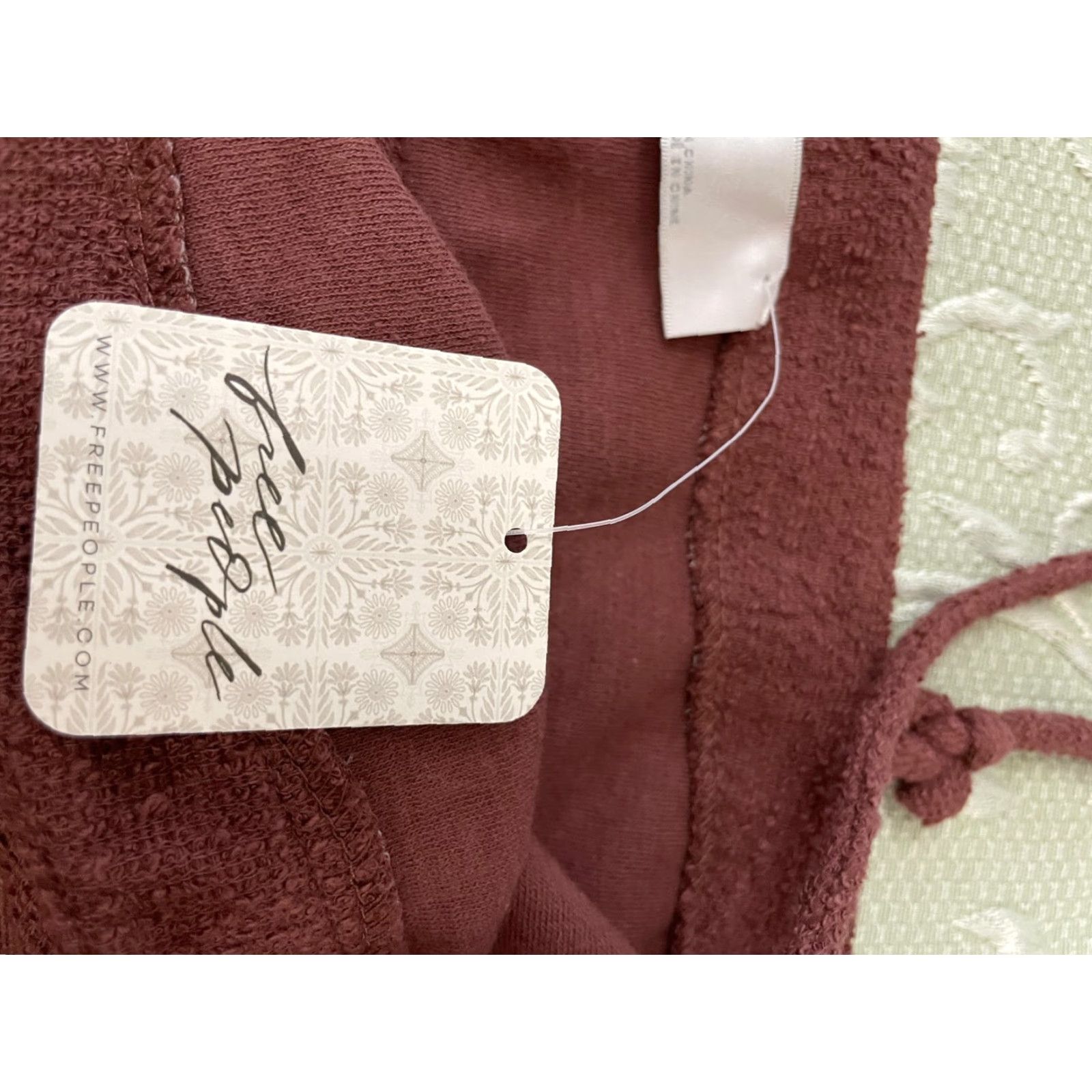 Free People VINTAGE Free People FP BEACH Dress Womens M Brown Terry Cover Up Pockets Sundress Beach Size M / US 6-8 / IT 42-44 - 4 Thumbnail