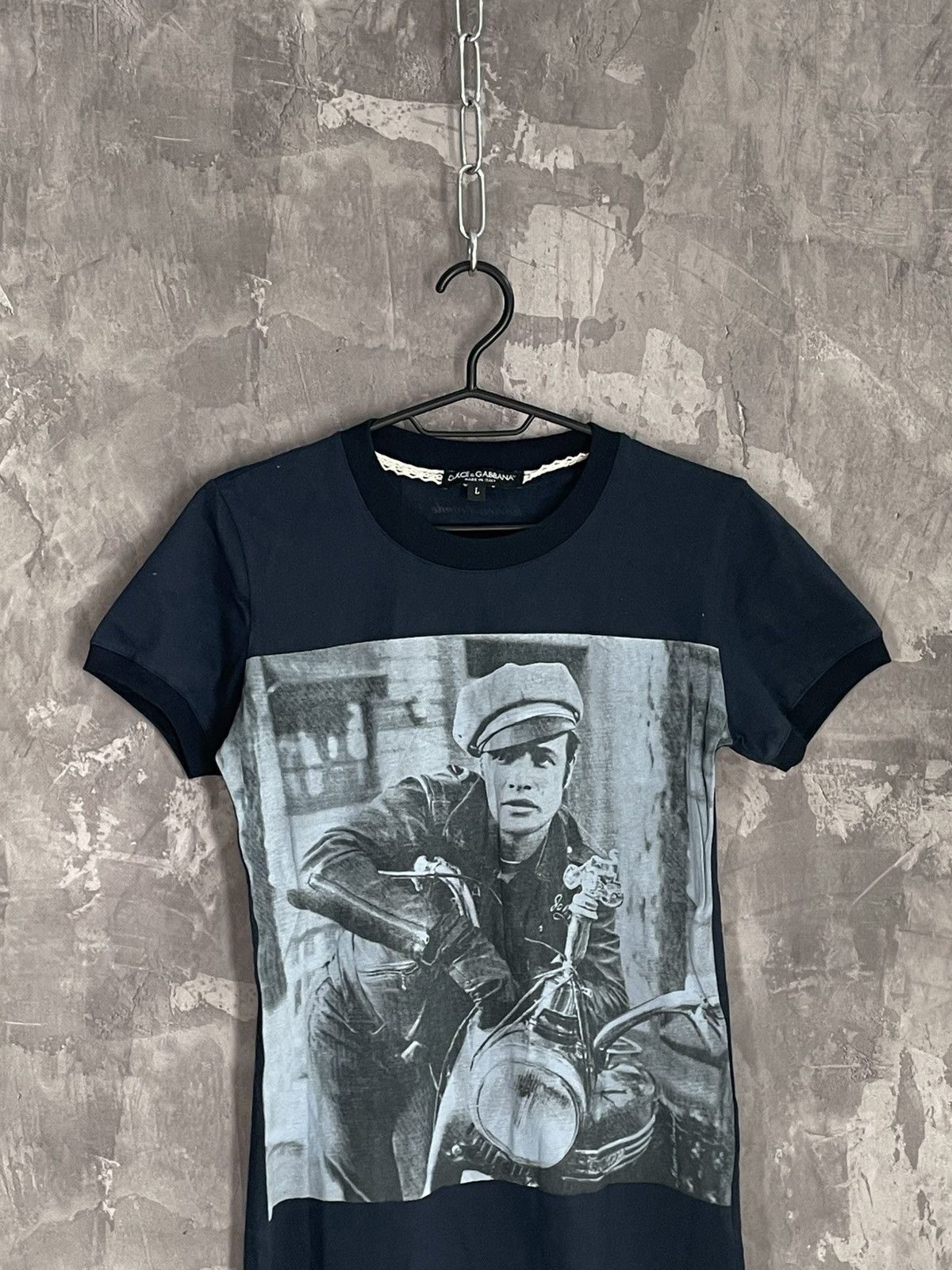 Dolce & Gabbana Dolce & Gabbana D&G Marlon Brando Overprint Y2K T shirt Size L / US 10 / IT 46 - 2 Thumbnail