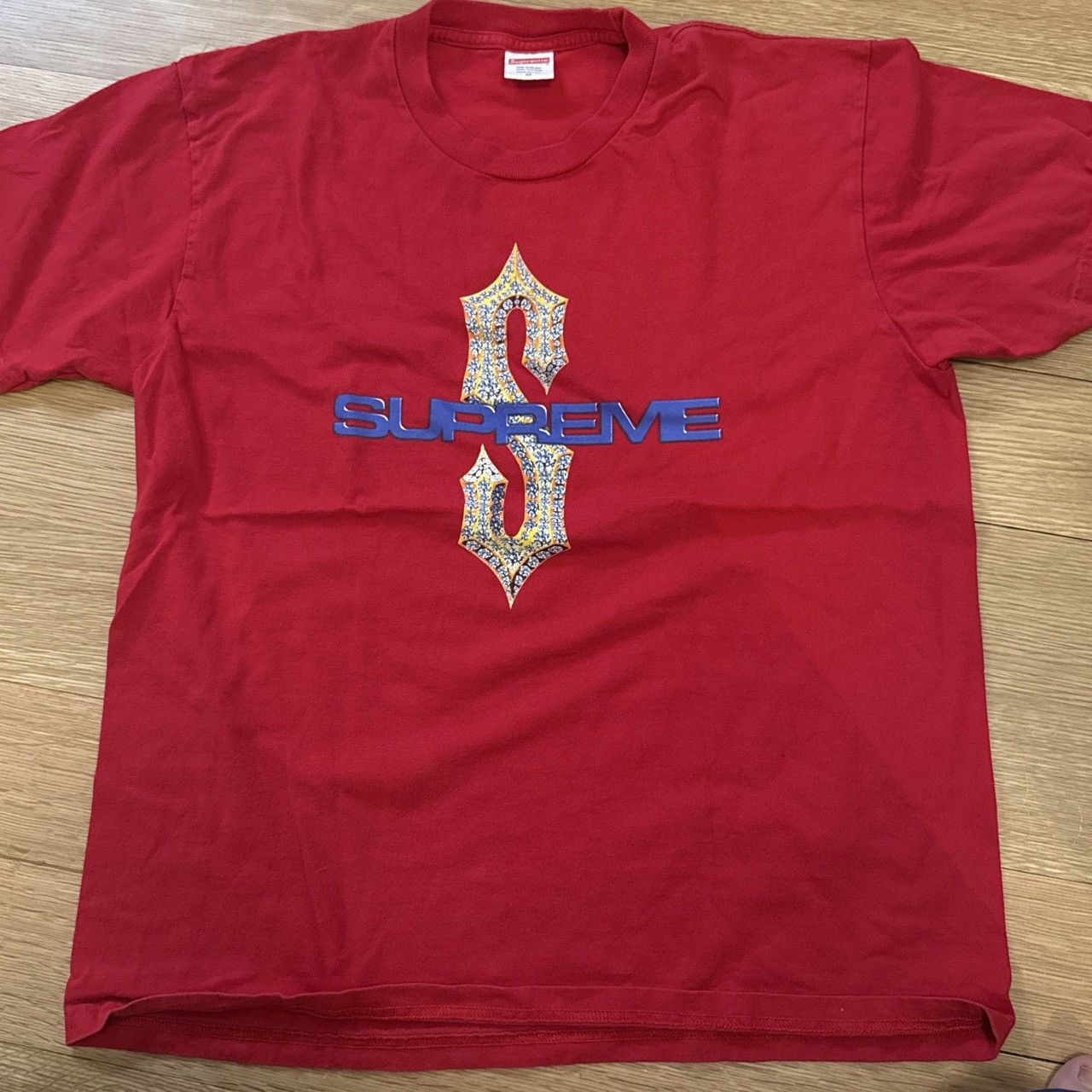 Number (N)ine × Supreme Supreme Number Nine Manson Tee RED Size