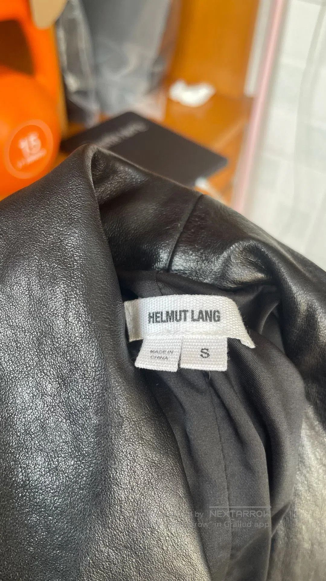 Helmut Lang Helmut Lang Women's Sheepskin Leather Jacket. Size S / US 4 / IT 40 - 4 Thumbnail