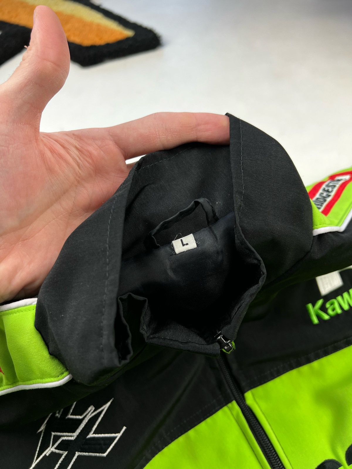 Other Vintage Kawasaki racing Jacket moto F-1 y2k Size US L / EU 52-54 / 3 - 3 Thumbnail