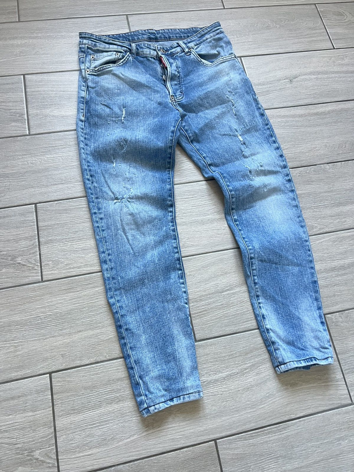 Dsquared2 Dsquared2 Jeans Men 48 Distressed Avant Garde Denim Size US 32 / EU 48 - 3 Thumbnail