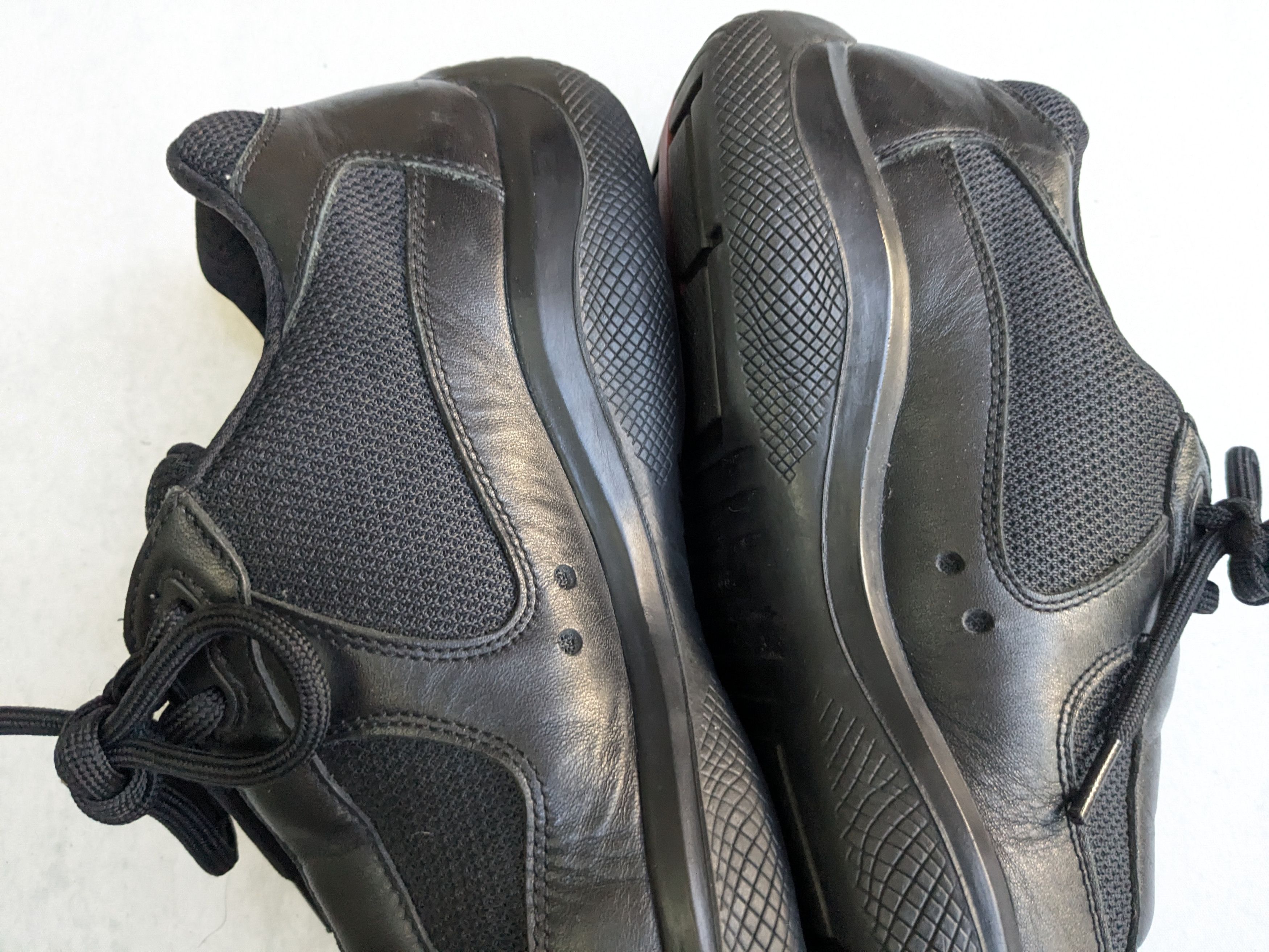 Prada Prada America's Cup Sneakers Black 11 Low Leather Size US 11 / EU 44 - 13 Thumbnail