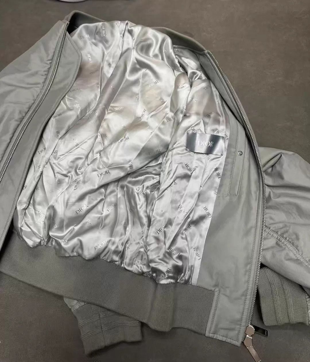 Dior DIOR SS24 Logo Print Zipper LS Jacket Yushi Size US L / EU 52-54 / 3 - 5 Thumbnail