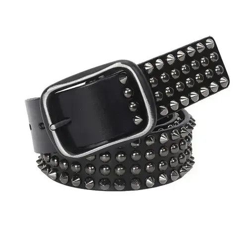 Other Leather Pin Belt Size ONE SIZE - 4 Thumbnail