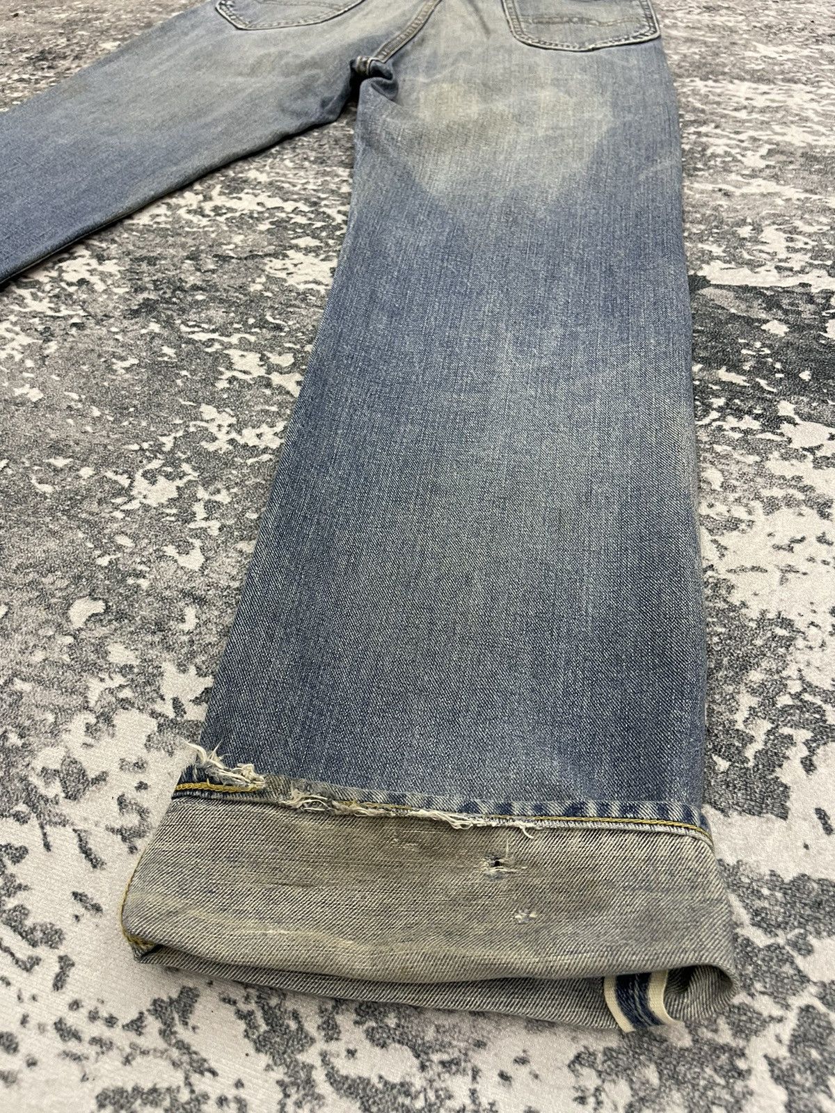 Lee Vintage Lee Riders Selvedge Distressed Denim Size US 30 / EU 46 - 15 Thumbnail