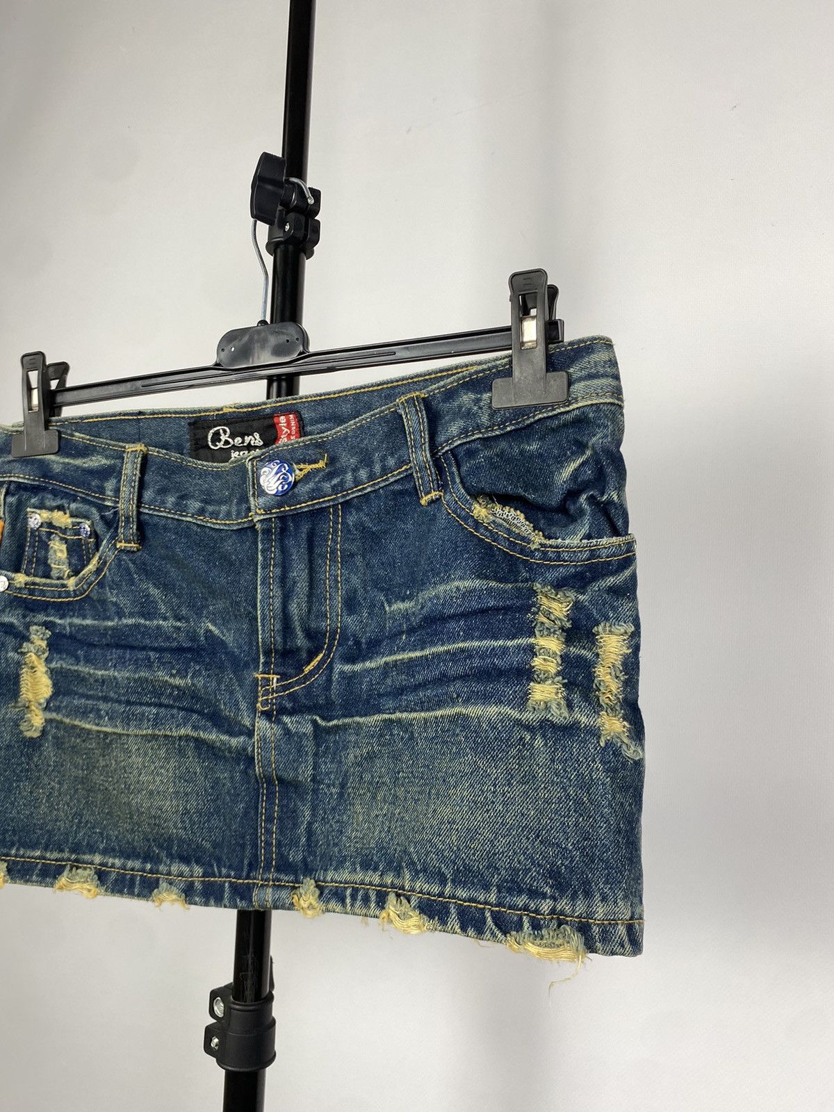 Japanese Brand Vintage Y2K Japanese Zip Retro Mini Skirt 90s Style Size 30" / US 8 / IT 44 - 3 Thumbnail