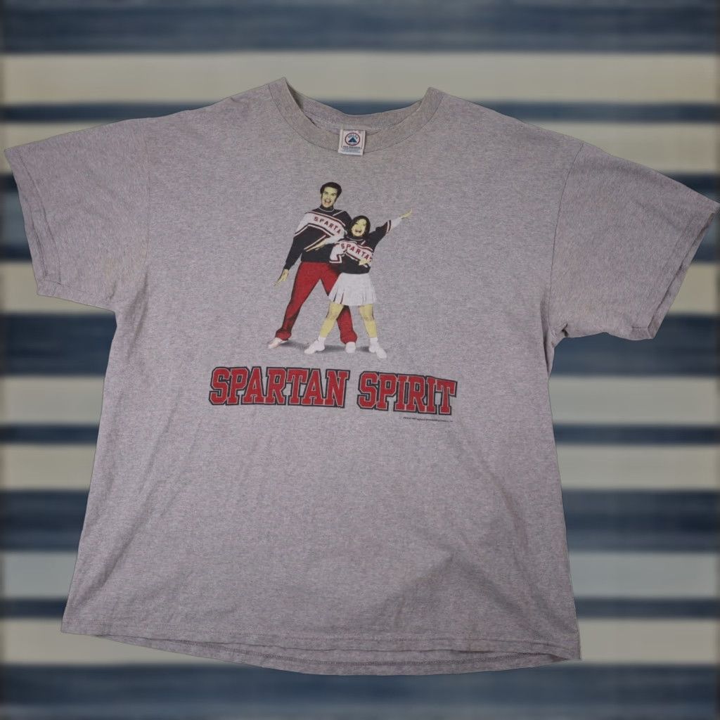ESPIRIT VINTAGE SNL Spartan Spirit Will Ferrell Graphic T Shirt Mens XL Gray 90s Size US XL / EU 56 / 4 - 1 Thumbnail