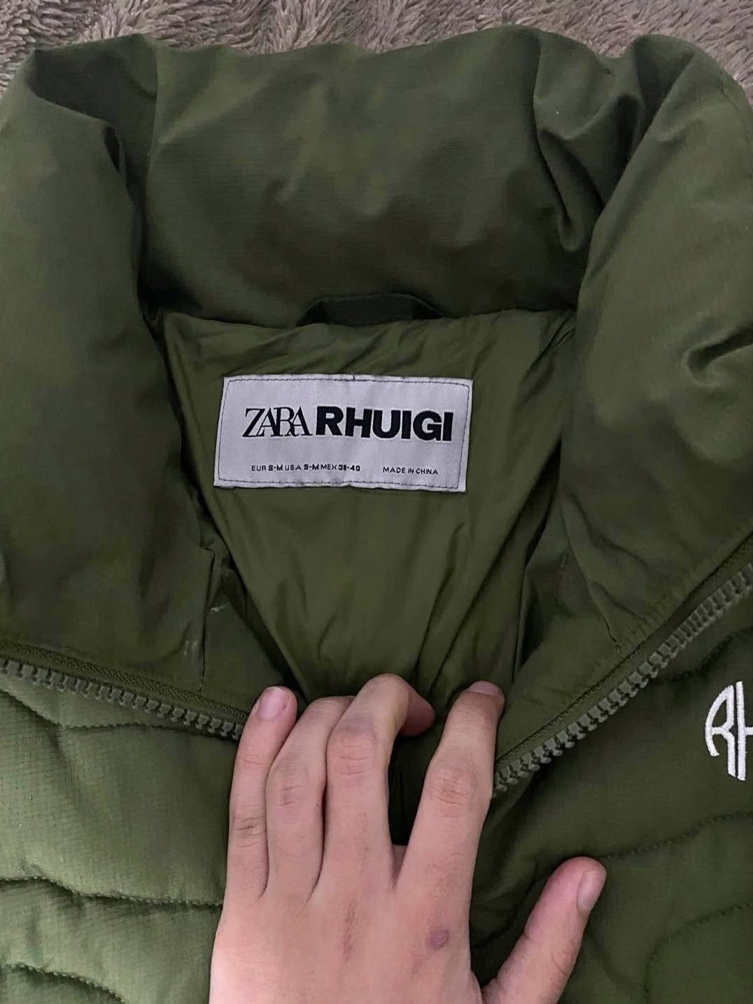 Rhude × Zara Zara X Rhuigi green puffer jacket collection Size US M / EU 48-50 / 2 - 6 Thumbnail