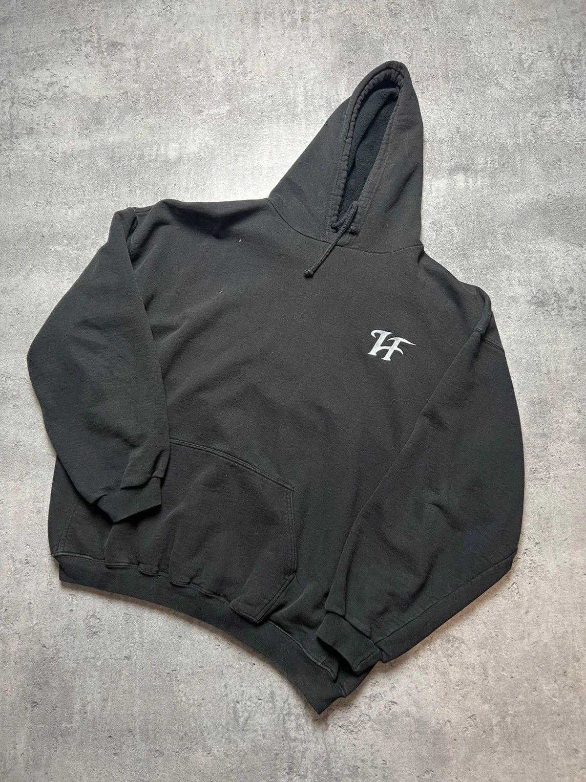 Vintage Hammerfall black vintage hoodie from 2000s power metal Size US XL / EU 56 / 4 - 4 Thumbnail