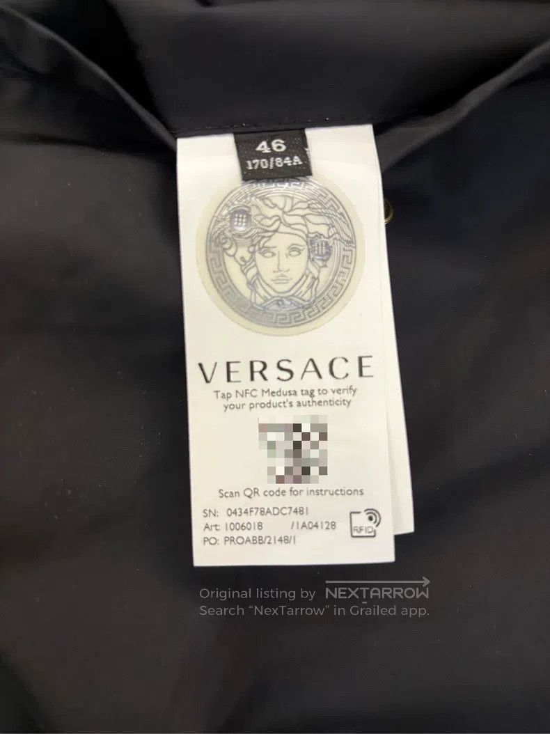 Versace Versace Medusa Logo black jacket jacket Size US XXL / EU 58 / 5 - 4 Thumbnail
