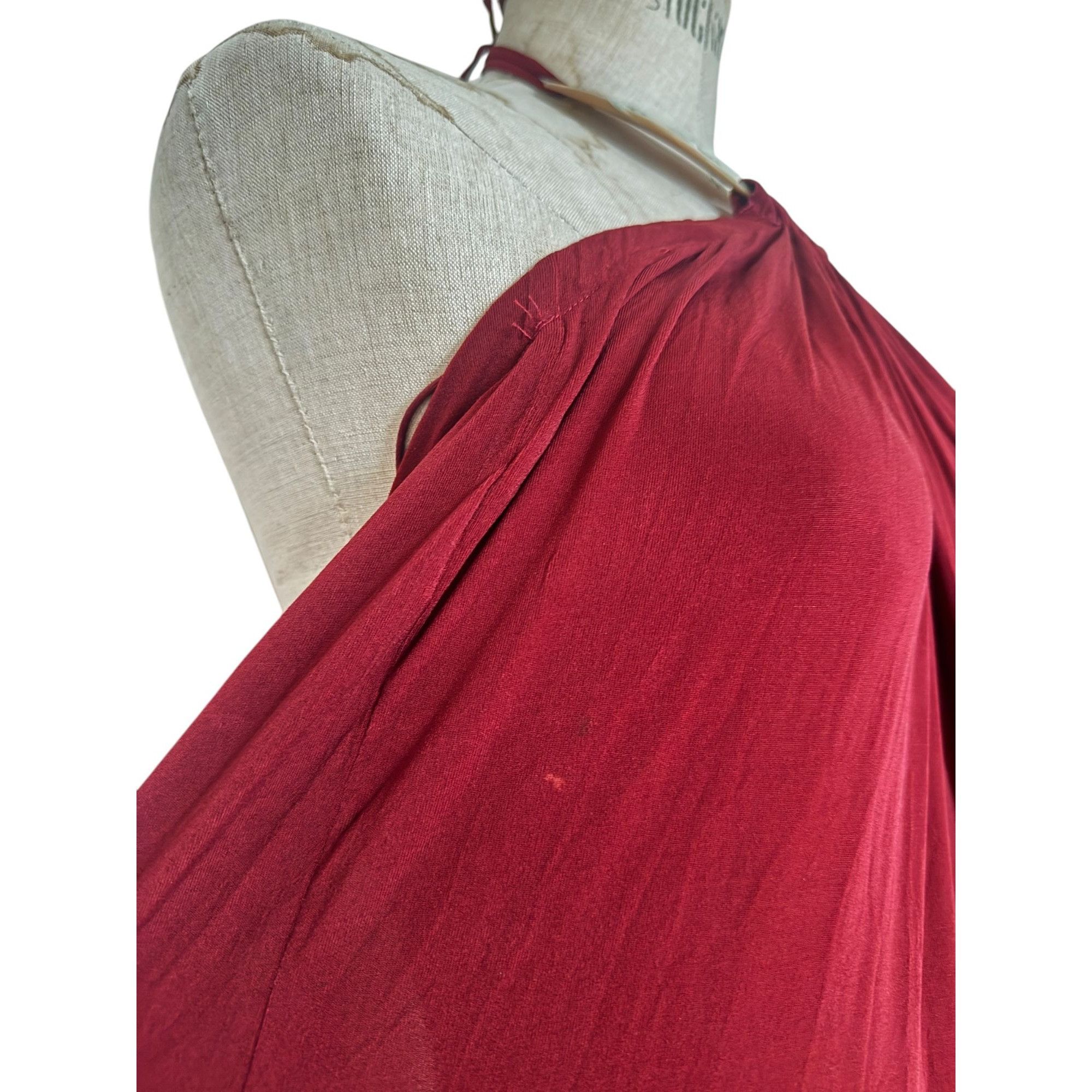 Jean Paul Gaultier 1990s Abalone Shell Burgundy Dress Size M / US 6-8 / IT 42-44 - 7 Thumbnail