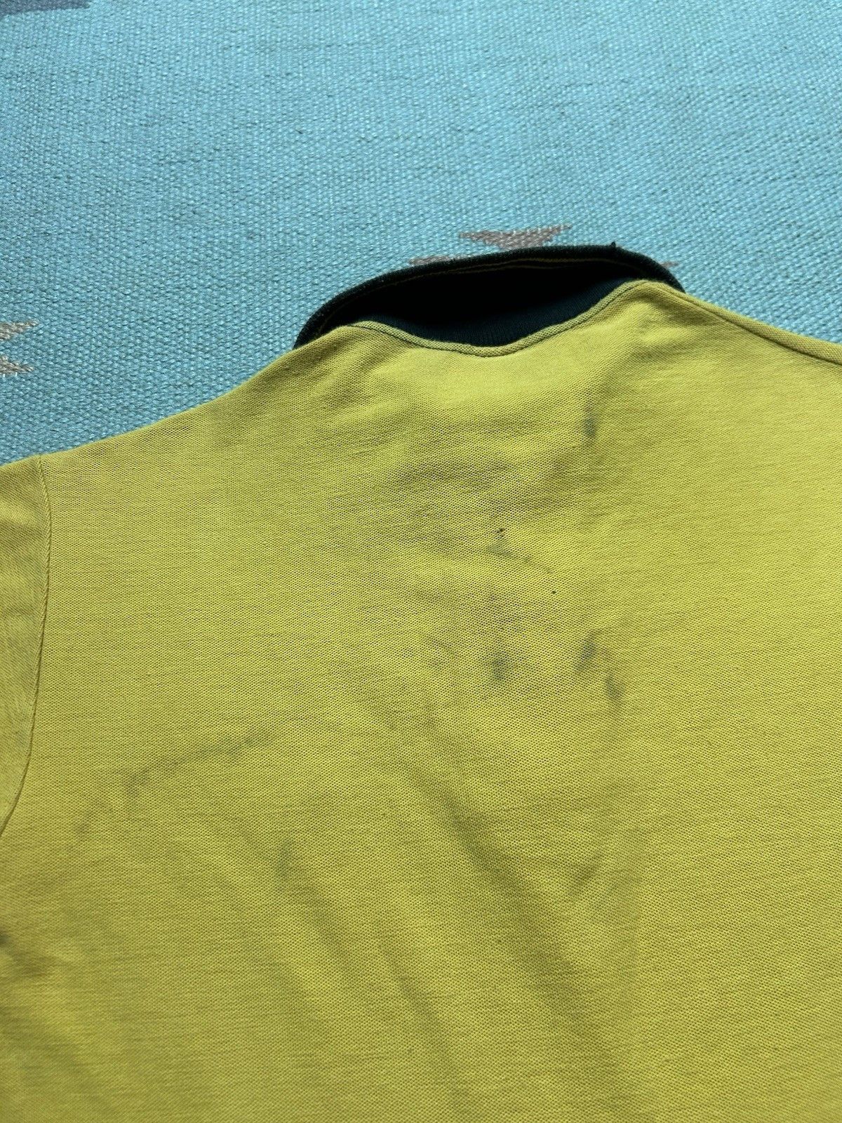 Vintage Vintage 50s polo shirt golf black yellow cotton knit medium Size US M / EU 48-50 / 2 - 8 Thumbnail