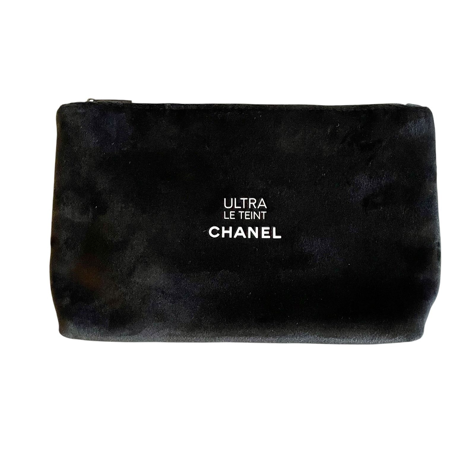 Chanel Chanel Ultra Le Teint Black Cosmetic Bag Zip Pouch Clutch Size ONE SIZE - 1 Thumbnail
