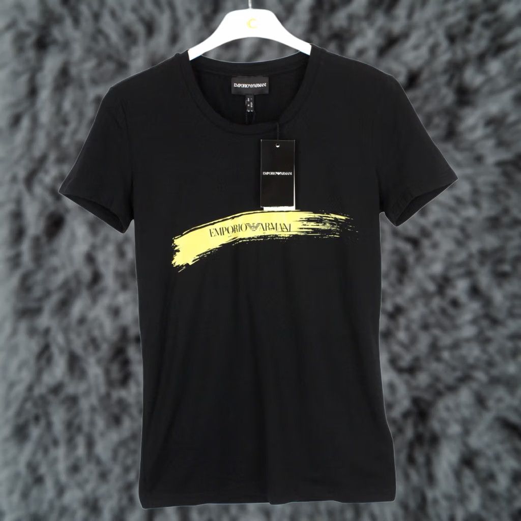 Emporio Armani Emporio Armani T-Shirt Women's US 6 Round Neck Pullover Stretchy Black Size M / US 6-8 / IT 42-44 - 1 Thumbnail