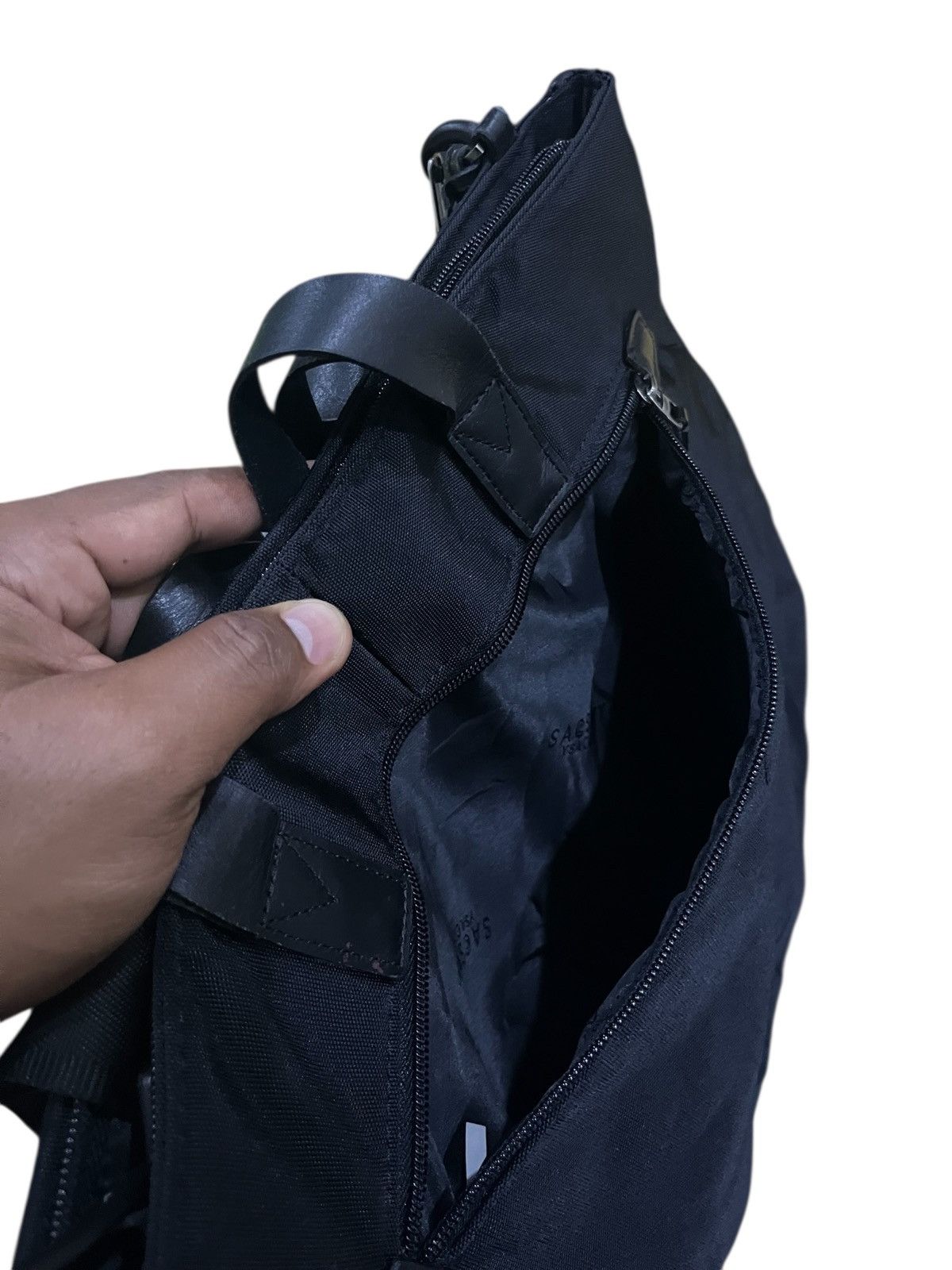 Yohji Yamamoto Y’SACCS YOHJI YAMAMOTO 2WAY BAG NYLON SHOULDER/TOTE Size ONE SIZE - 13 Thumbnail