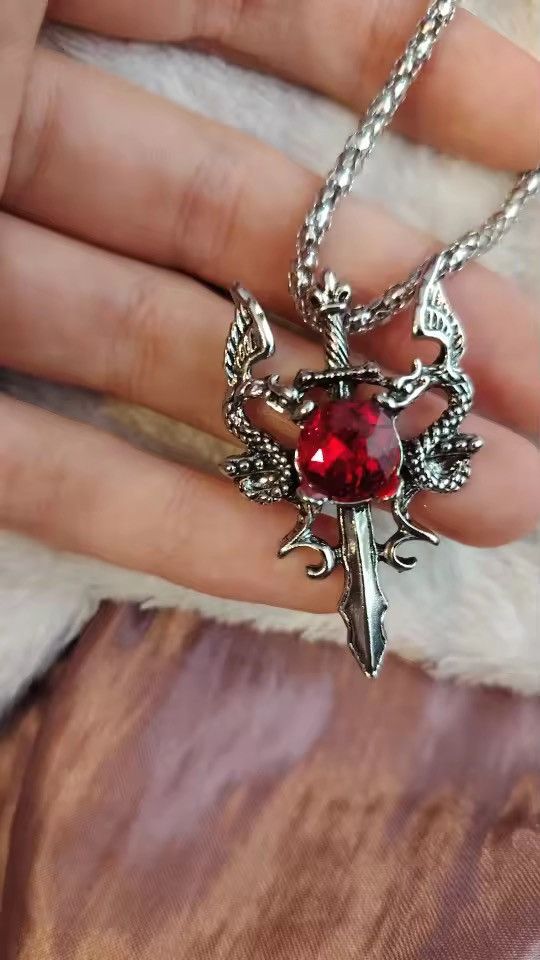 Japanese Brand Gothic Skeleton Cross Necklace Size ONE SIZE - 5 Thumbnail