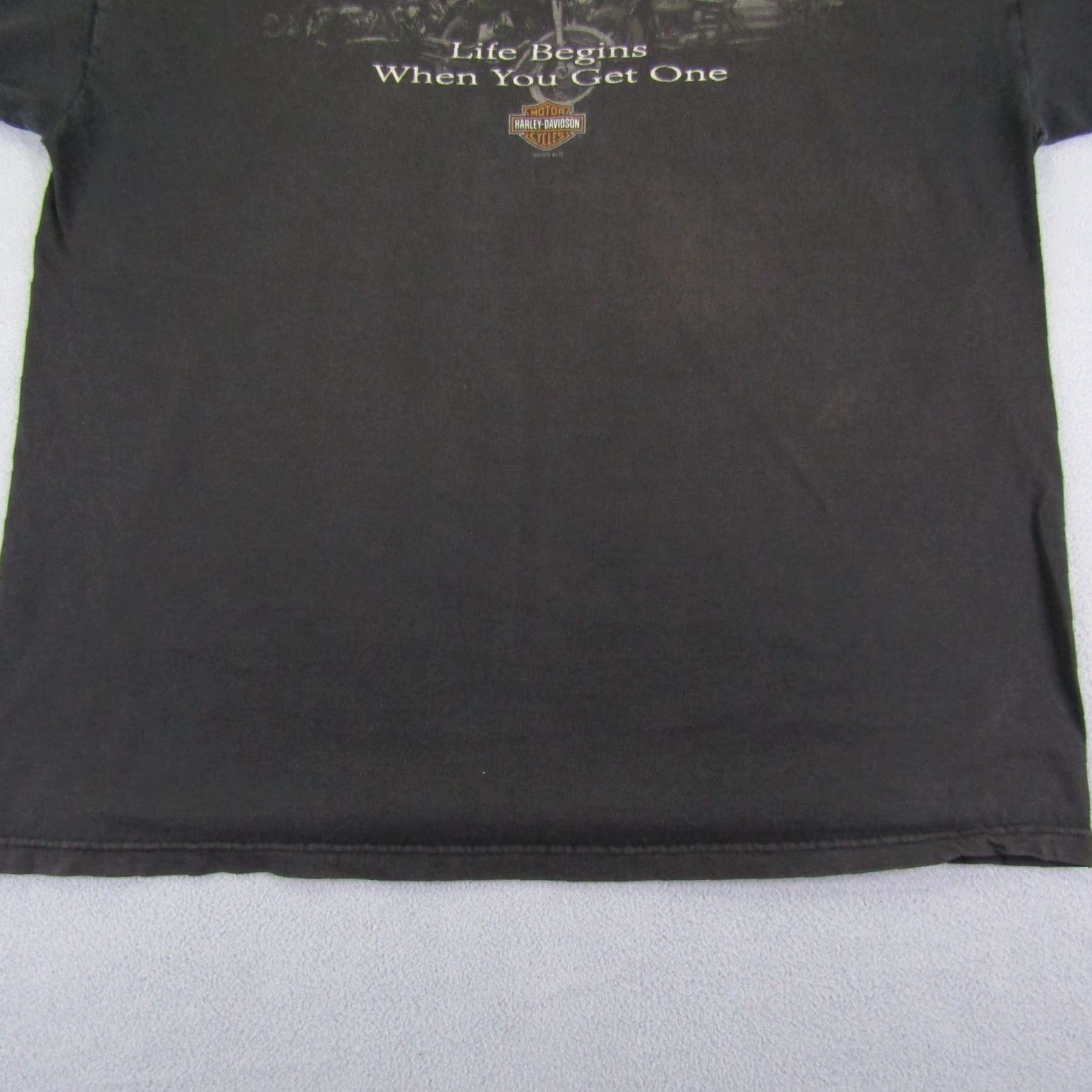 Harley Davidson VINTAGE Harley Davidson Shirt Mens XL Black Motorcycles Biker House Of Thunder Size US XL / EU 56 / 4 - 7 Thumbnail